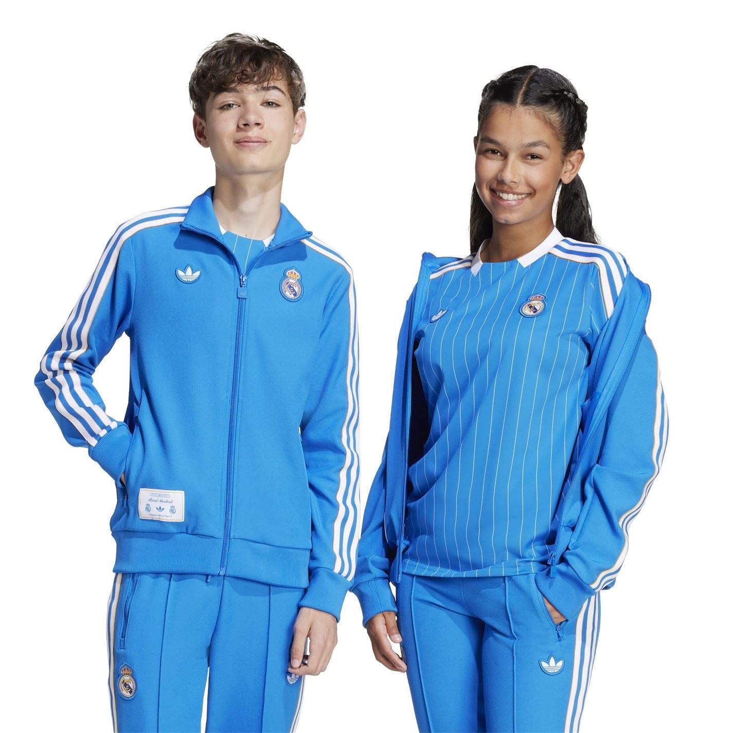 adidas Real Madrid Tracksuit Top Juniors