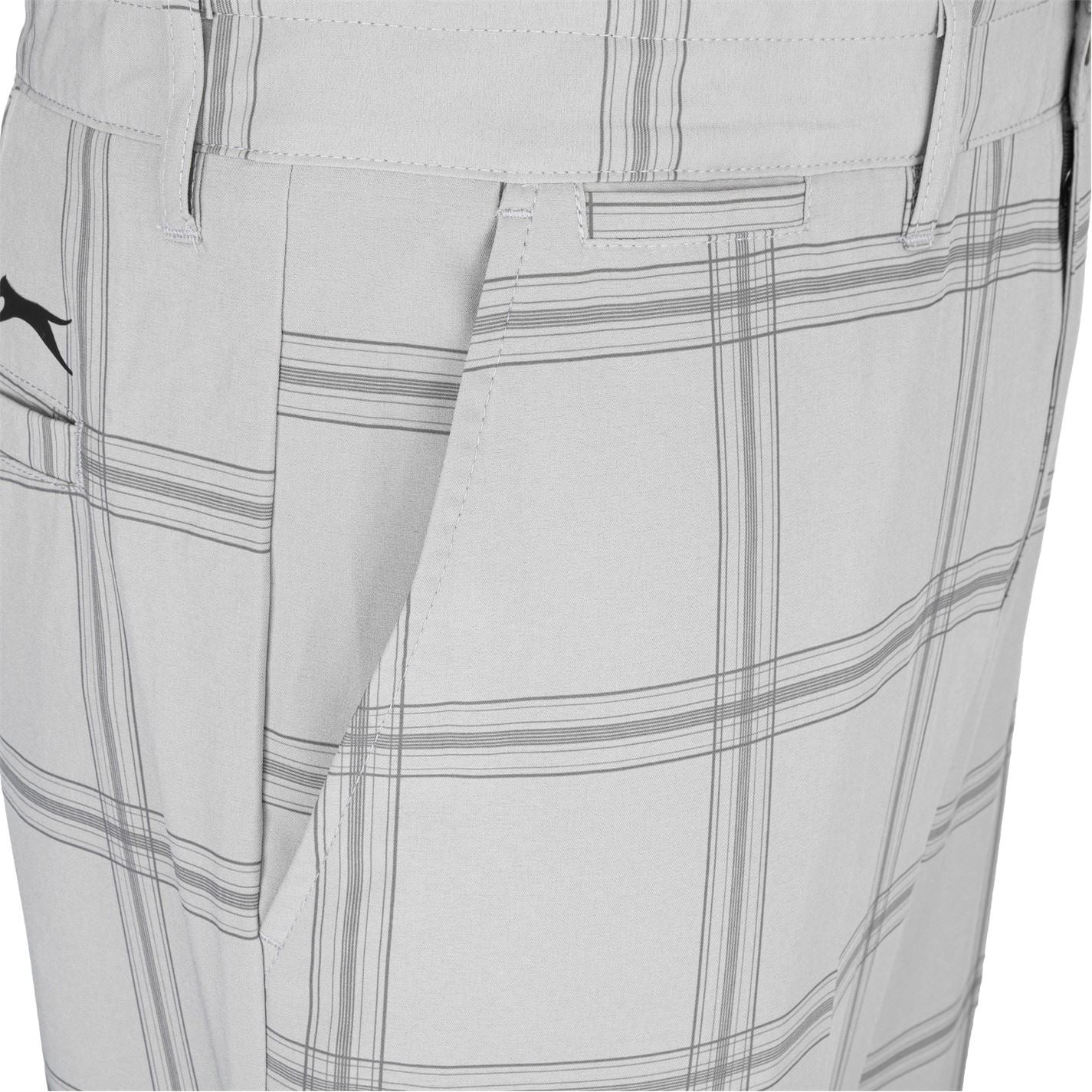 Slazenger Mens Check Golf Trousers