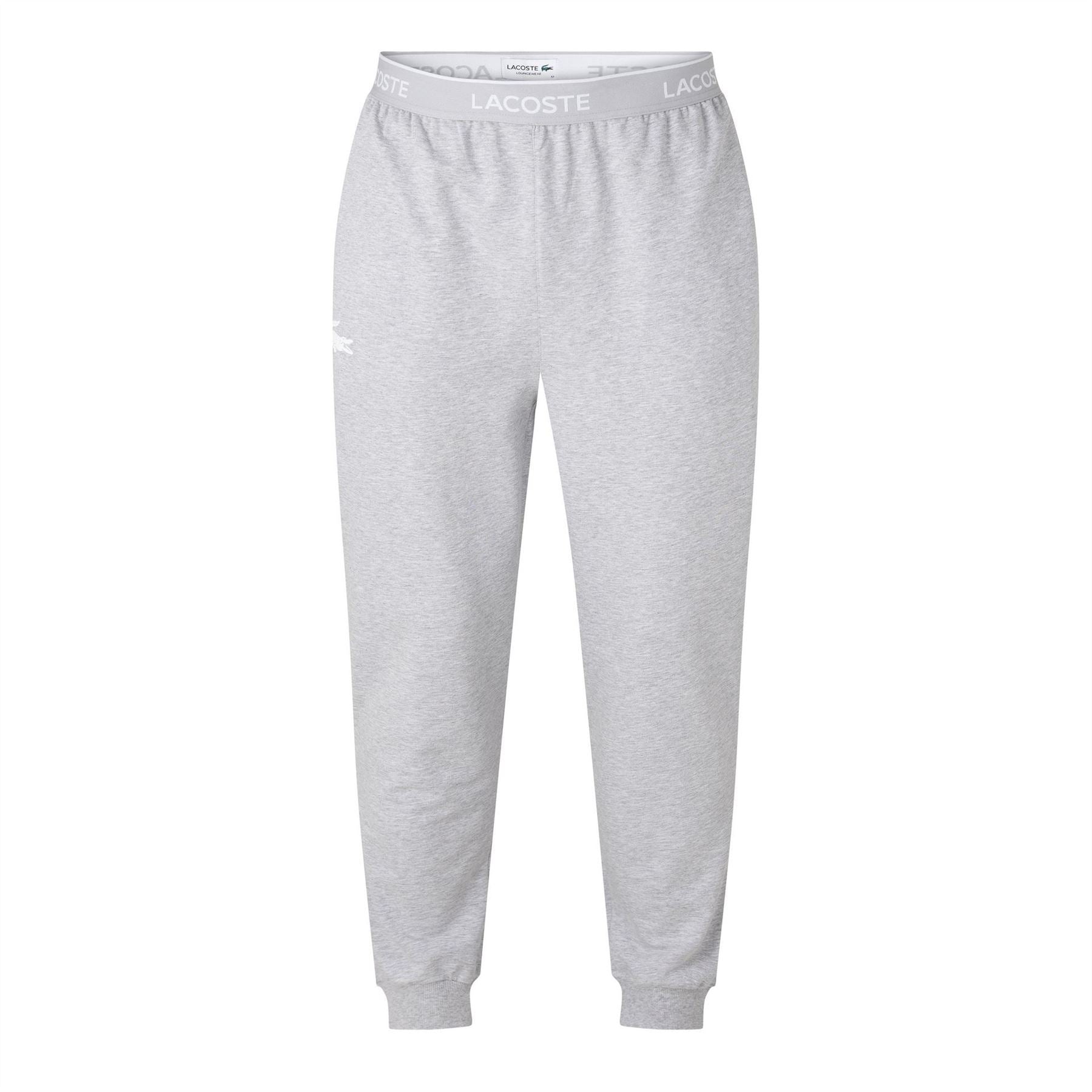 Lacoste Crocodile Logo Solid Patterned Slim Joggers