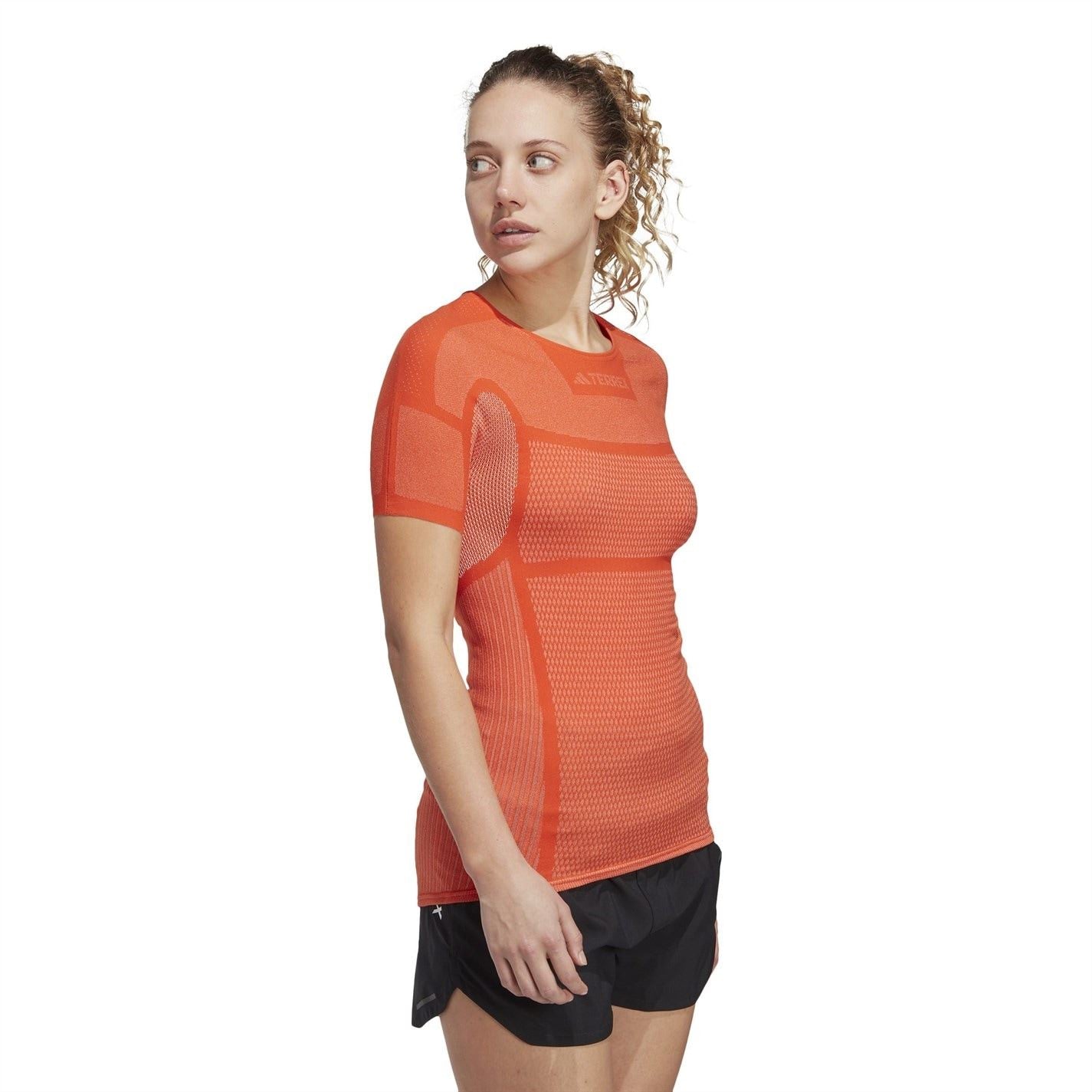 adidas Womens Drynamo Short Sleeve Light Training Top