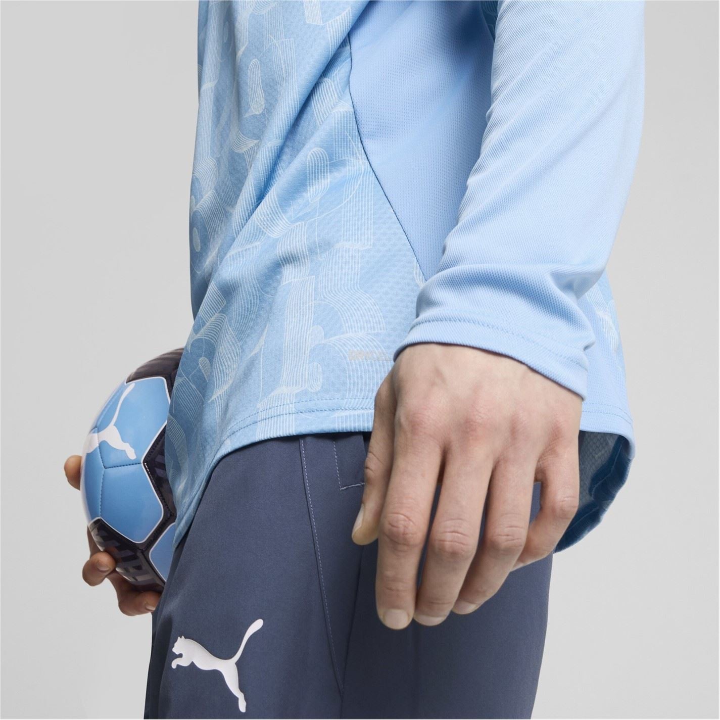 Puma Manchester City Prematch Quarter Zip Top 2024 2025 Adults
