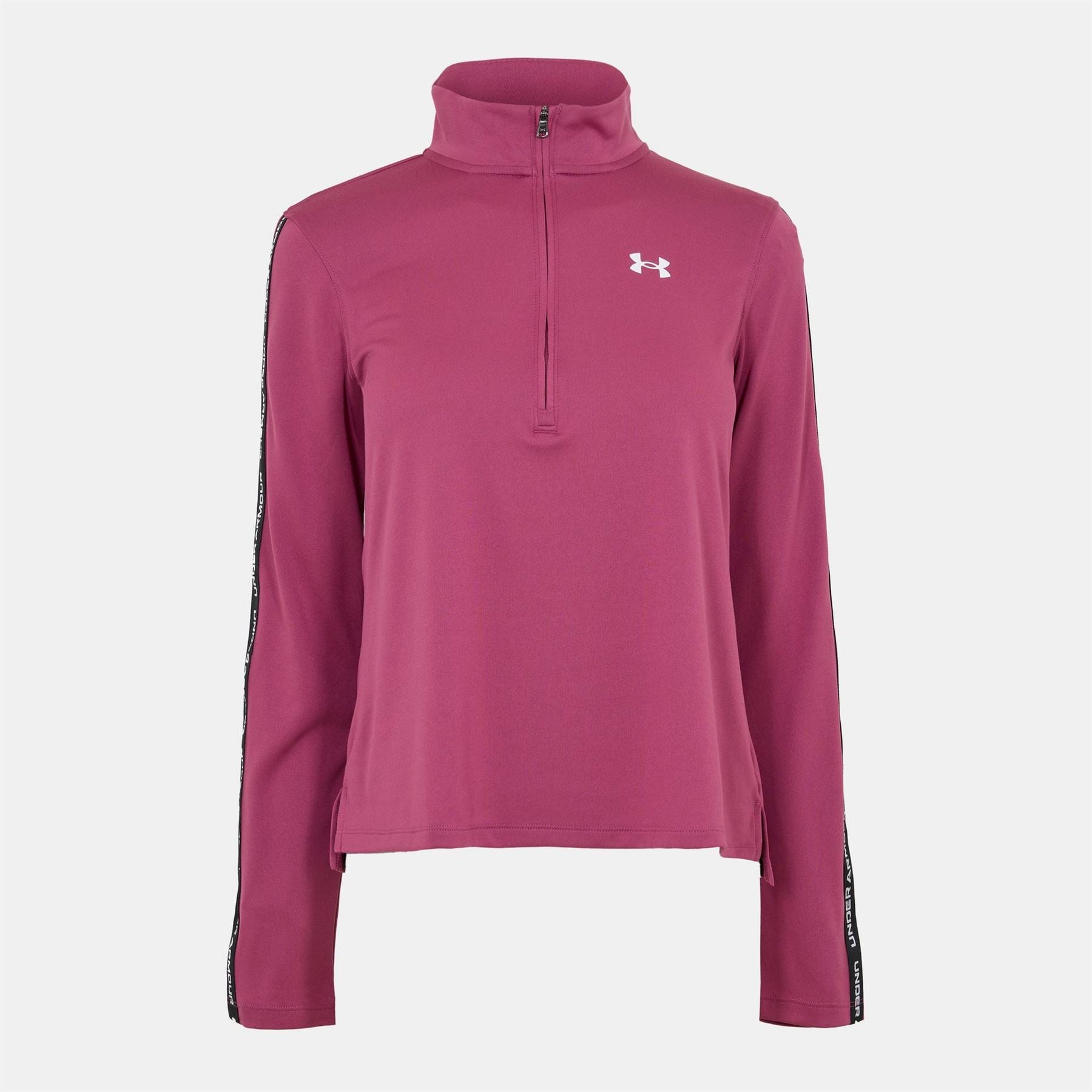 Under Armour Tech Long Sleeve Zip Neck High Collar Athletic Top