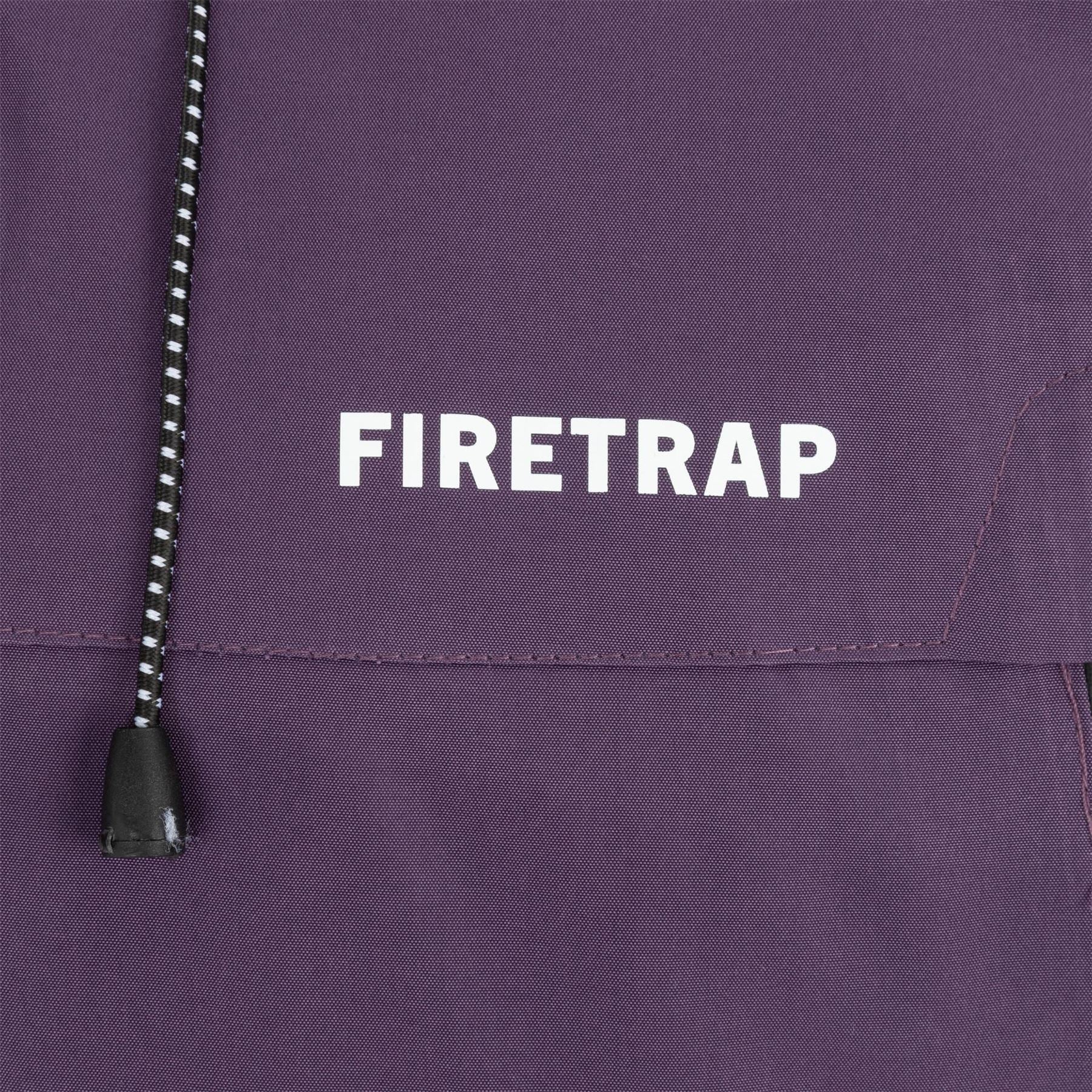 Firetrap Windproof Hooded Long Sleeve Windbreaker
