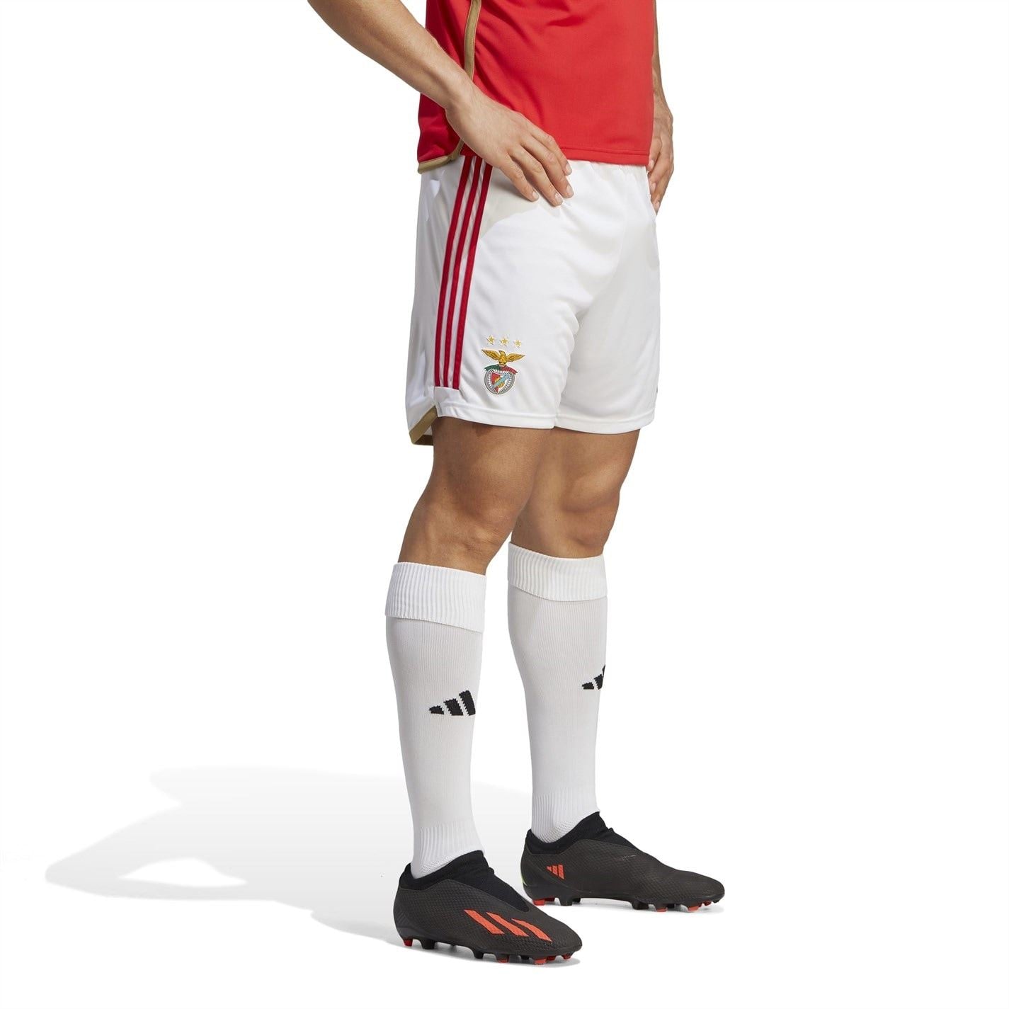 adidas Benfica Home Shorts 2023 2024 Adults