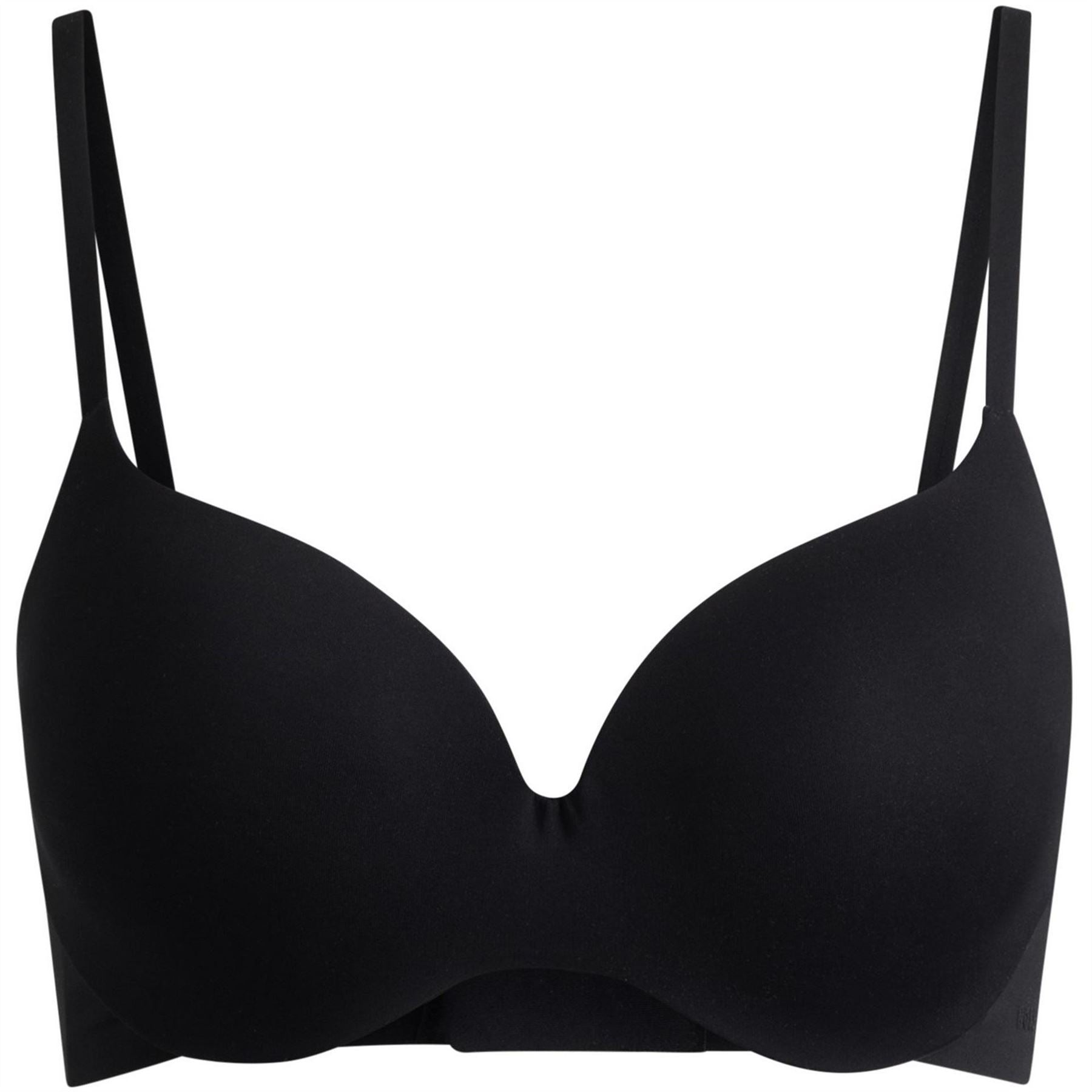 Boss V-Neck Sports Bra with Spaghetti Straps