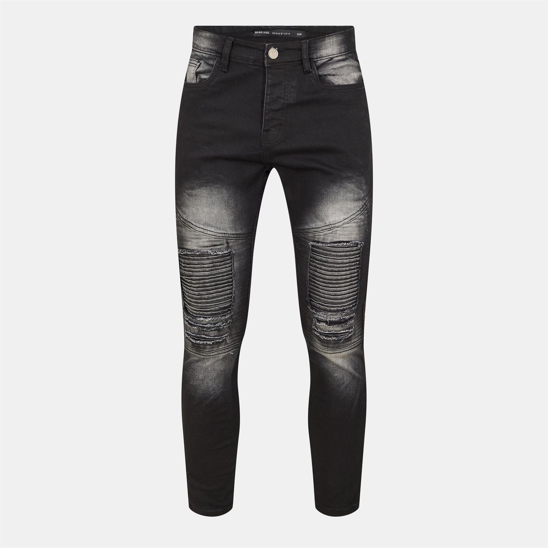 Brave Soul Wash Biker Jean