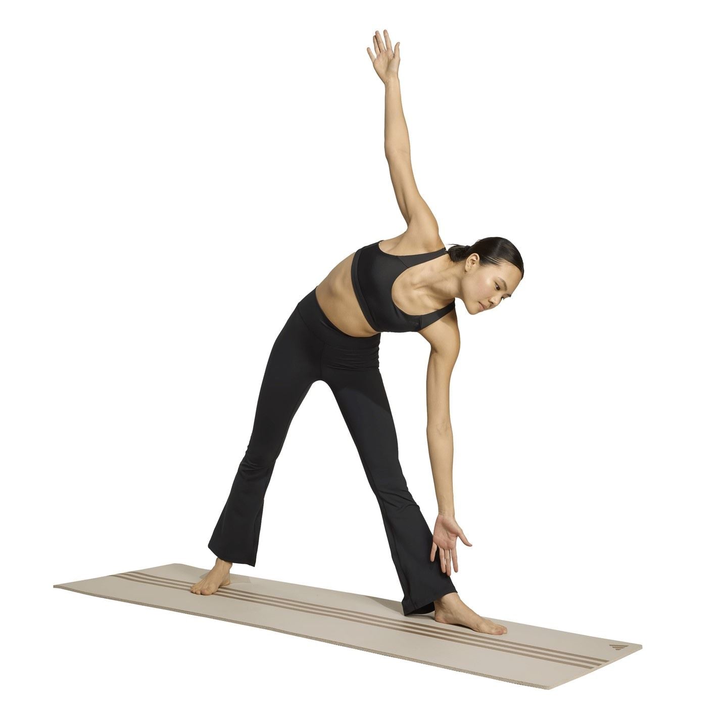 adidas All Me Essentials Solid Patterned Flared Leggings