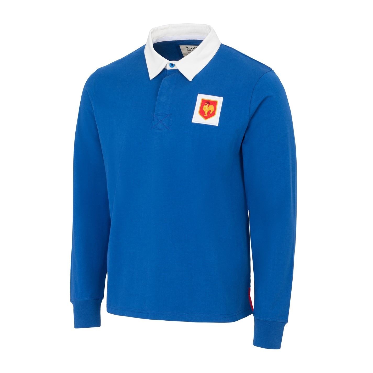 KooGa Mens Vintage Long Sleeve Rugby Shirt