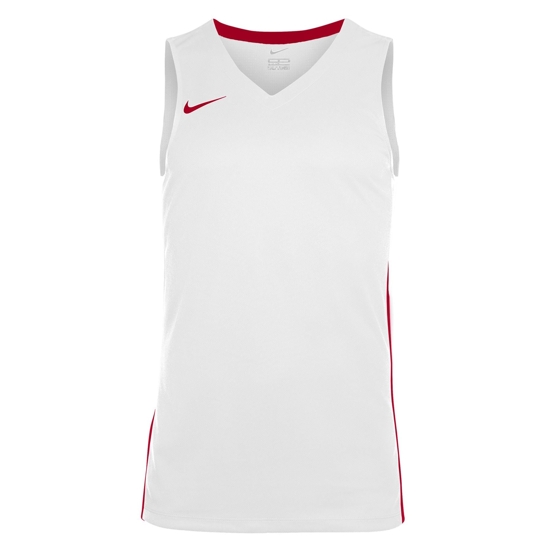 Nike V-Neck Sleeveless Regular Fit Jersey Tank