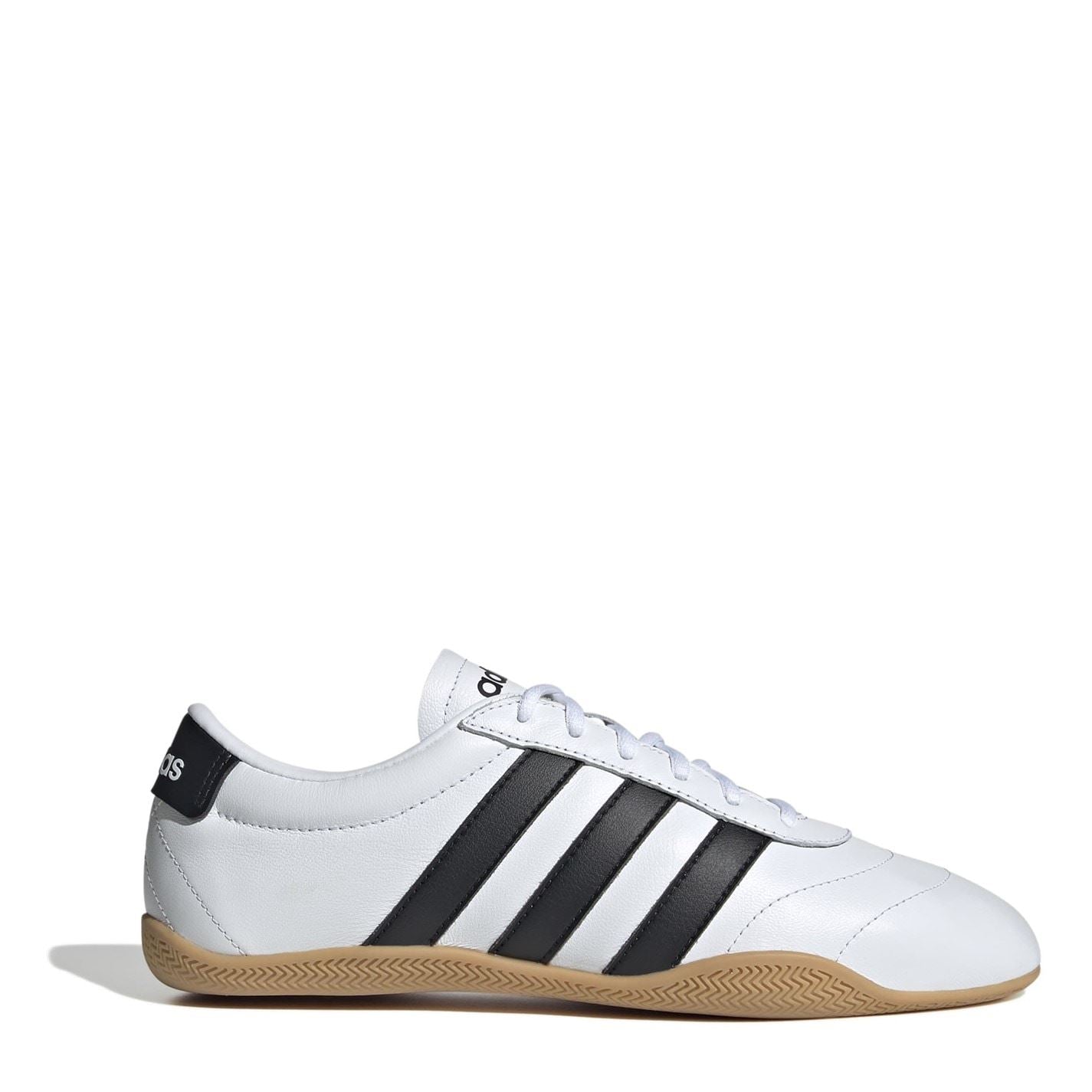 adidas Grnd Court Low Top Three Stripes Sneakers