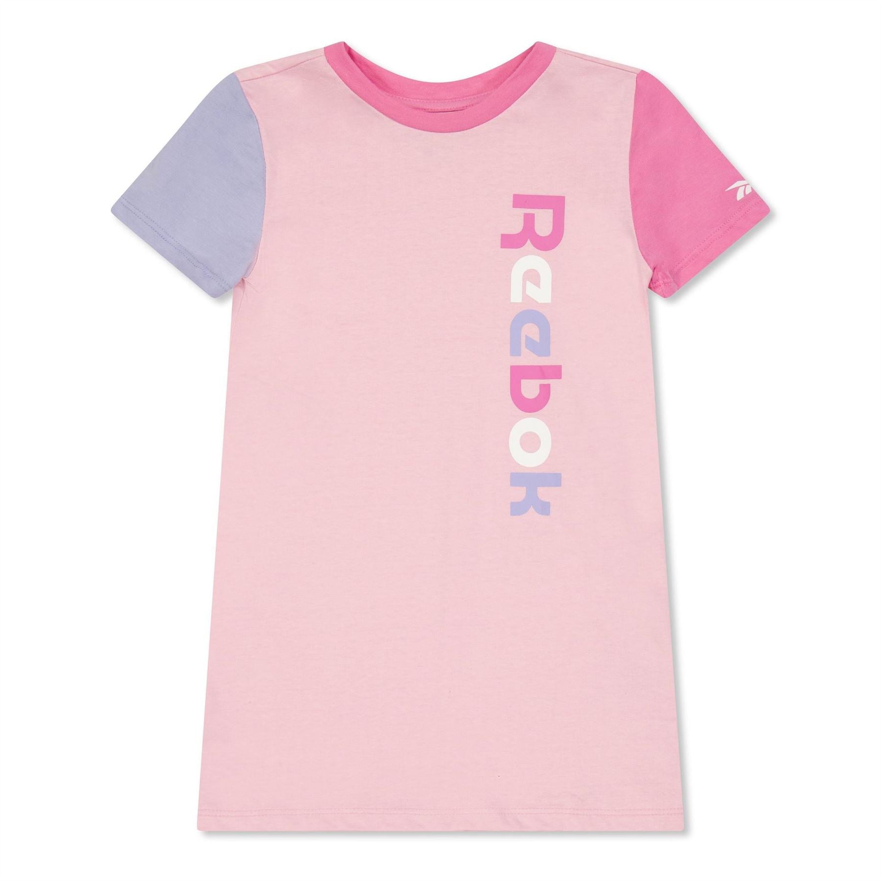 Reebok Crew Neck Ribbed Collar Short Sleeve T-Shirt