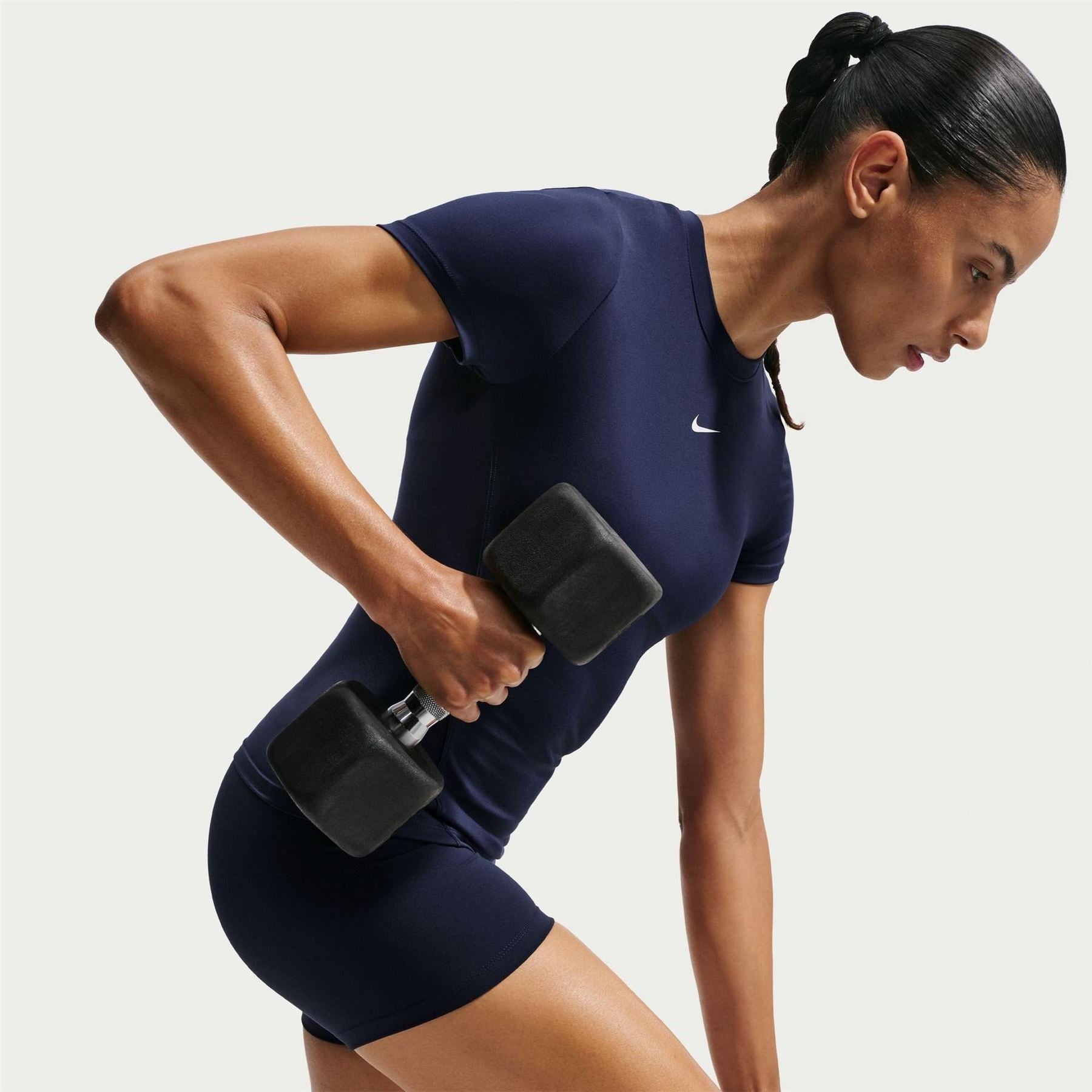 Nike One Fitted Short Sleeve Performance Gym Top