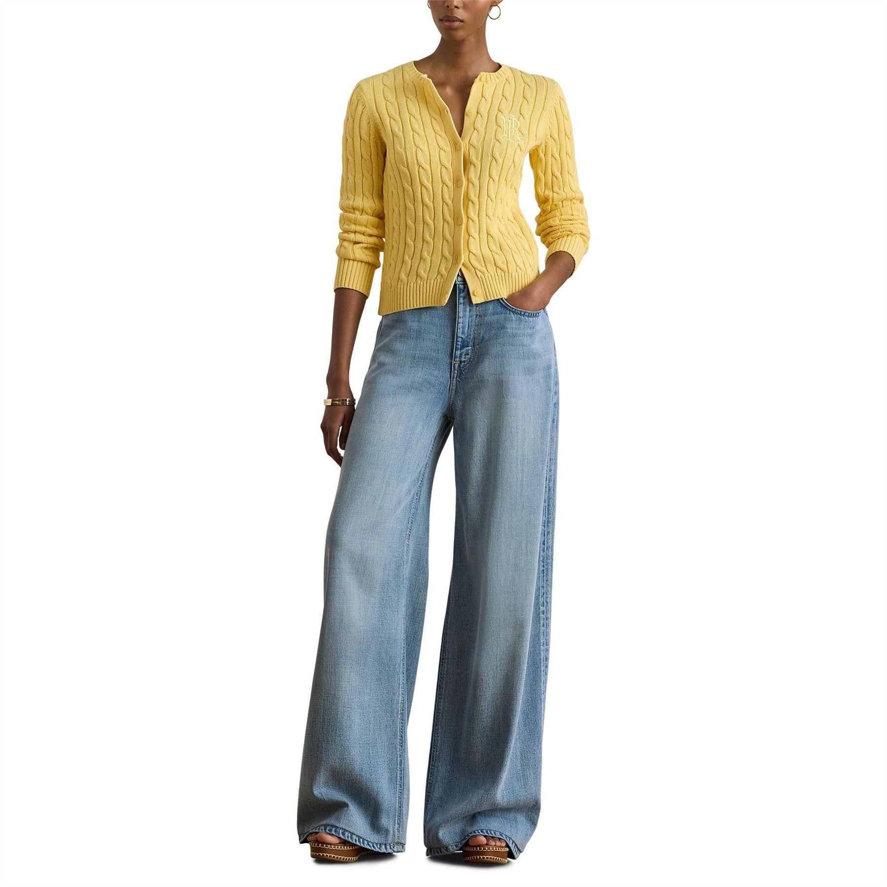 Lauren by Ralph Lauren Crew Neck Long Sleeve Sweater