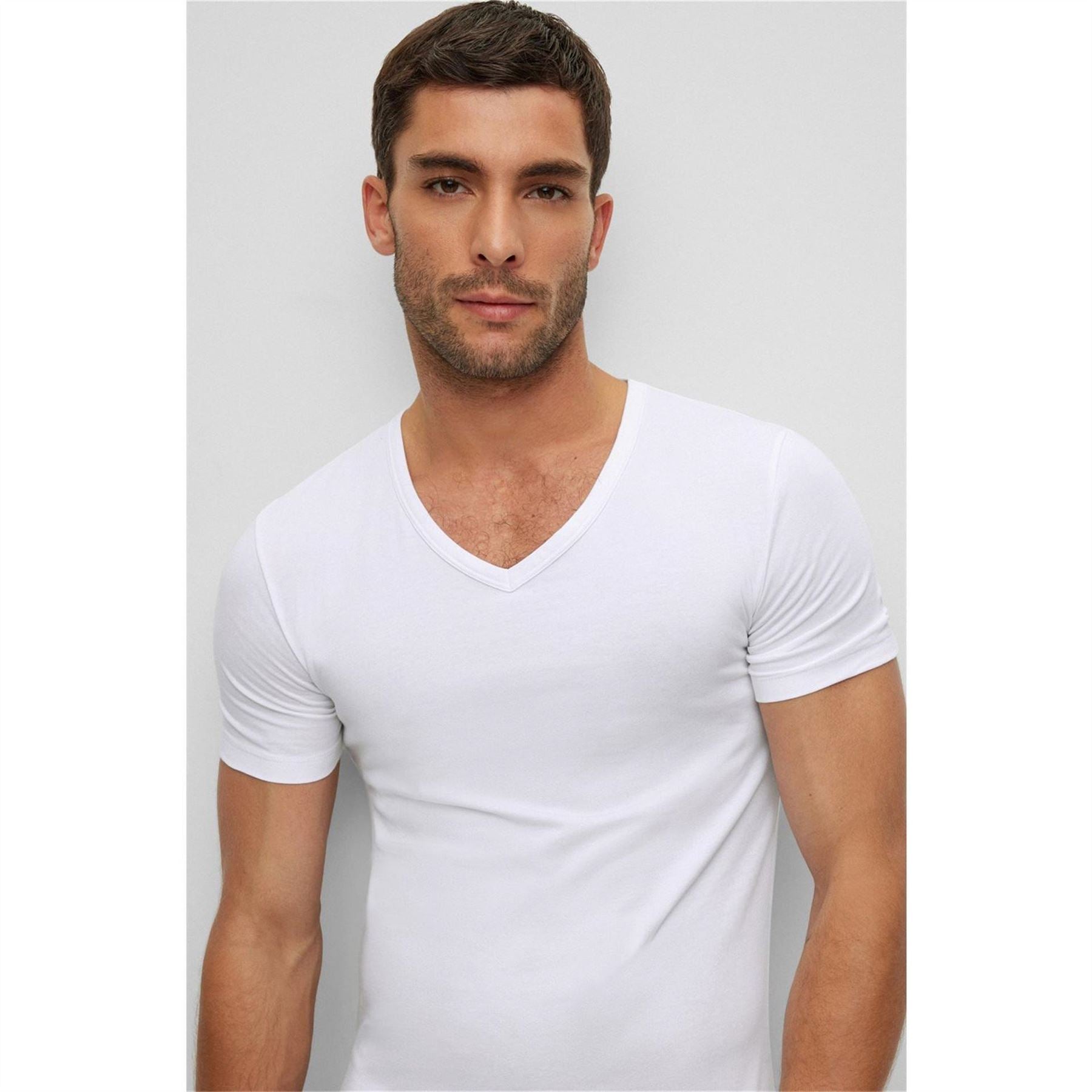 Boss Hbb Slm Tirt Slim Fitting Stretch Cotton T-Shirt