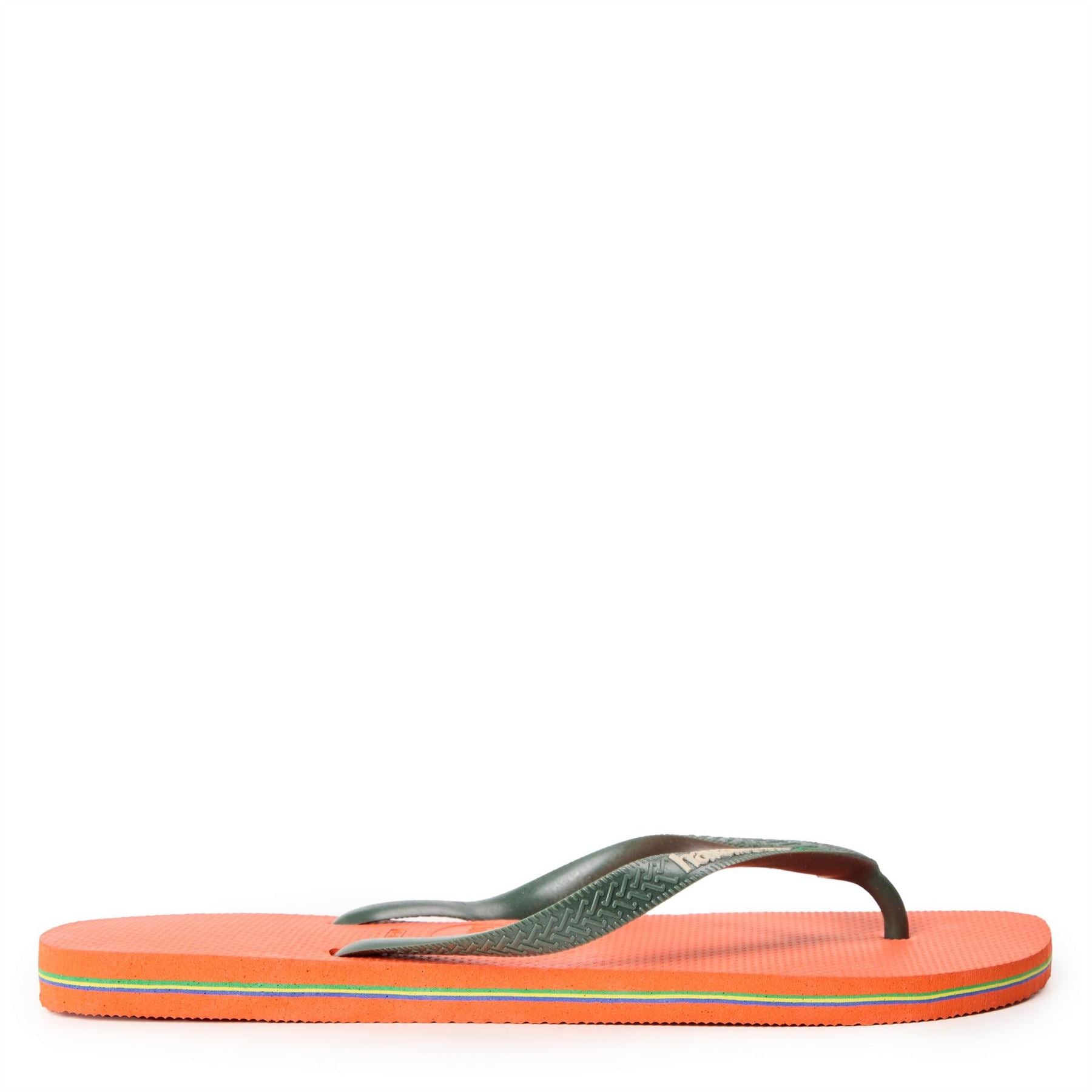 Havaianas Hav Brasil Logo Ruby Red Flip Flops