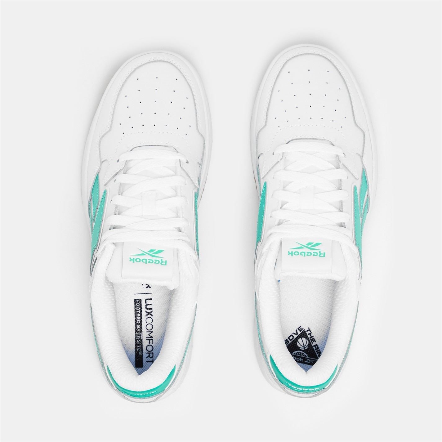 Reebok Above The Rim Chill Round Toe Flat Heel Sneakers