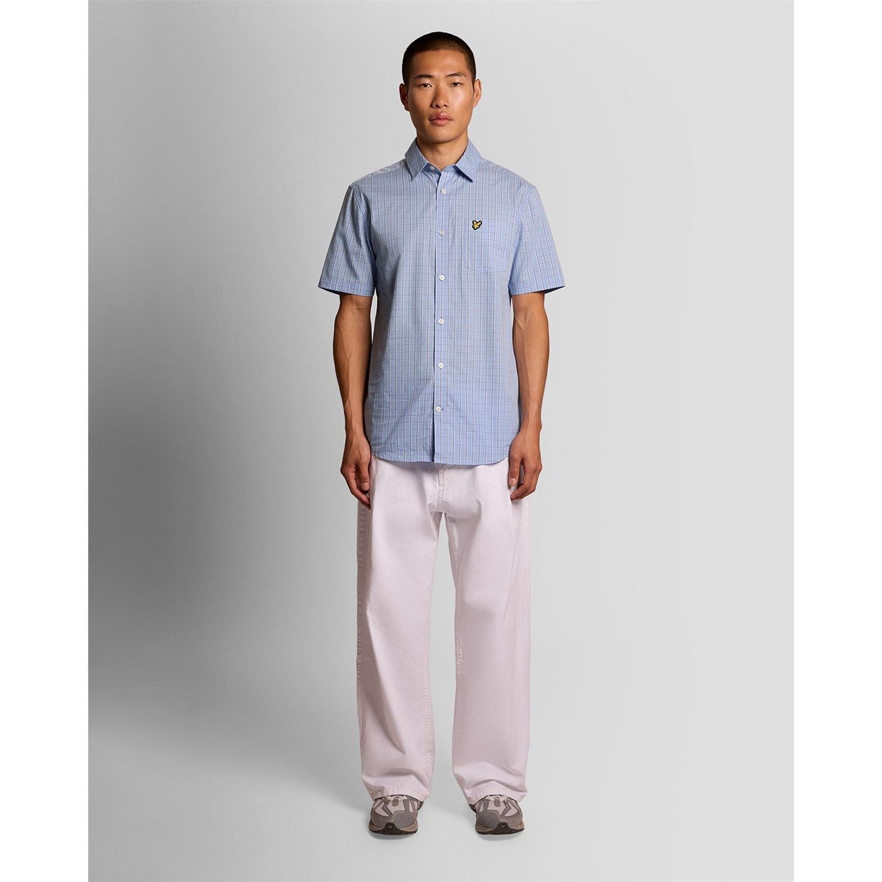 Lyle and Scott Patterned Short Sleeve Shirt