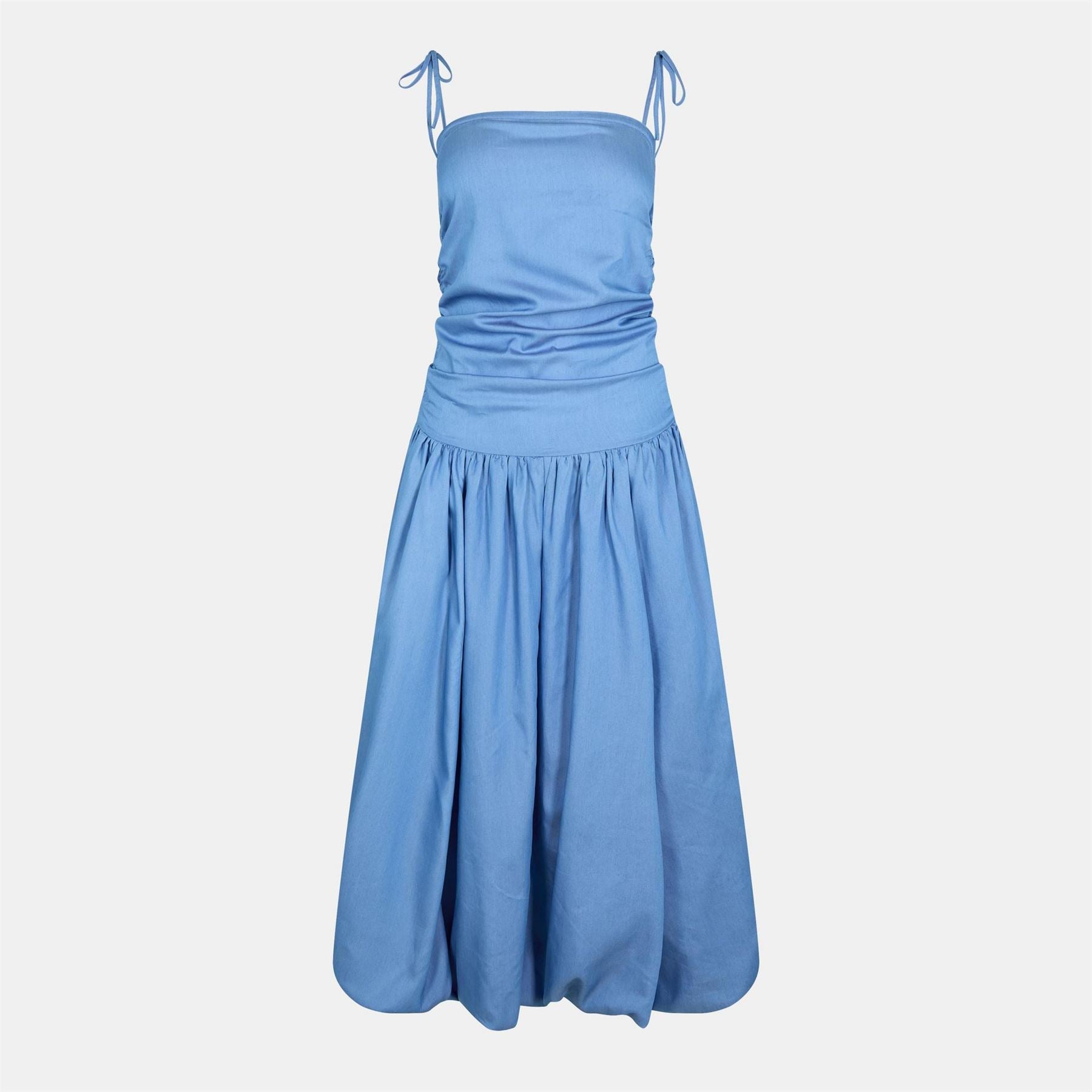 AmyLynn Amy Lynn Alexa Shoulder Tie Ultra Mini Peplum Dress