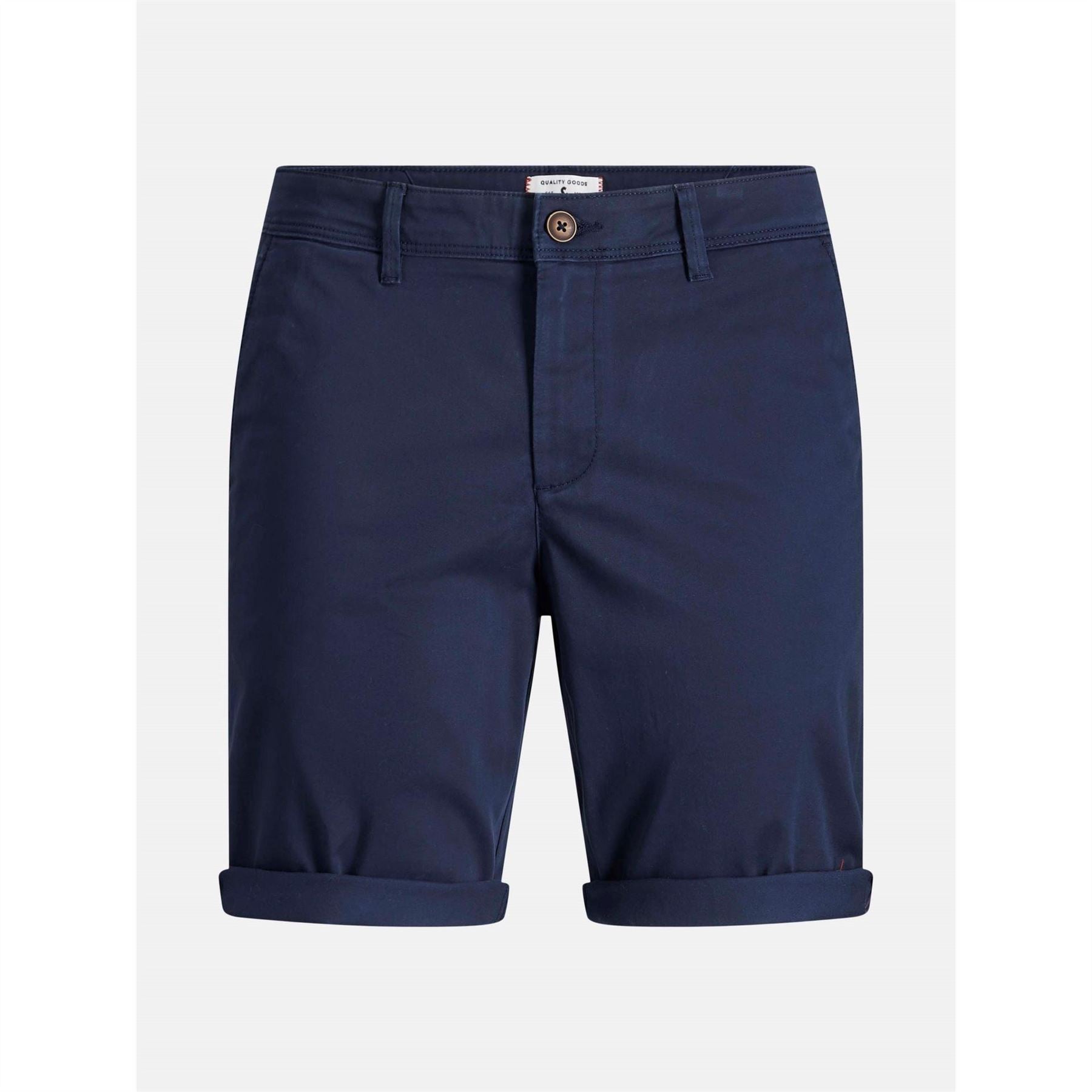 Jack and Jones Bowie Solid Patterned Bermuda Chino Shorts
