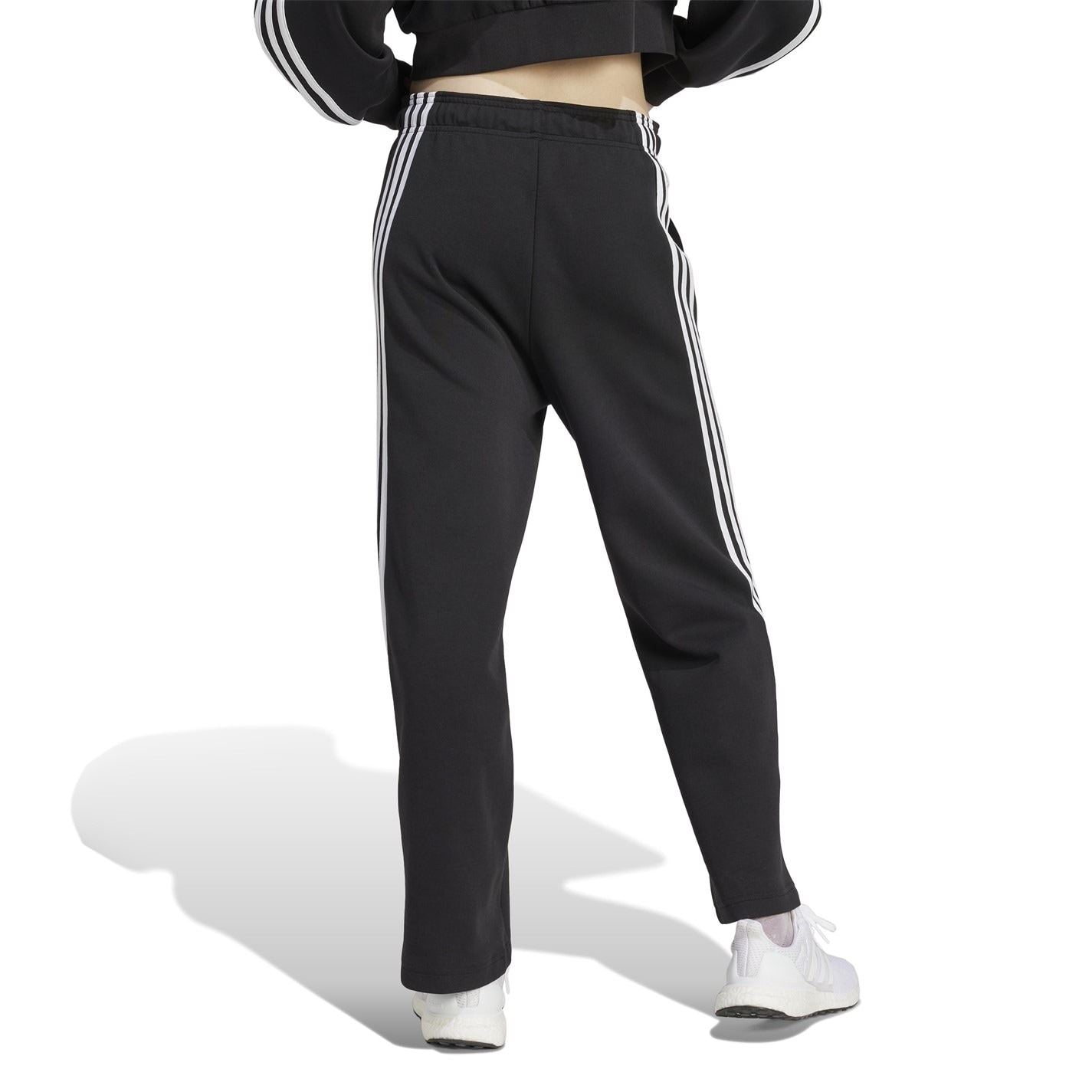 adidas Womens Future Icons 3 Stripes Open Hem Joggers