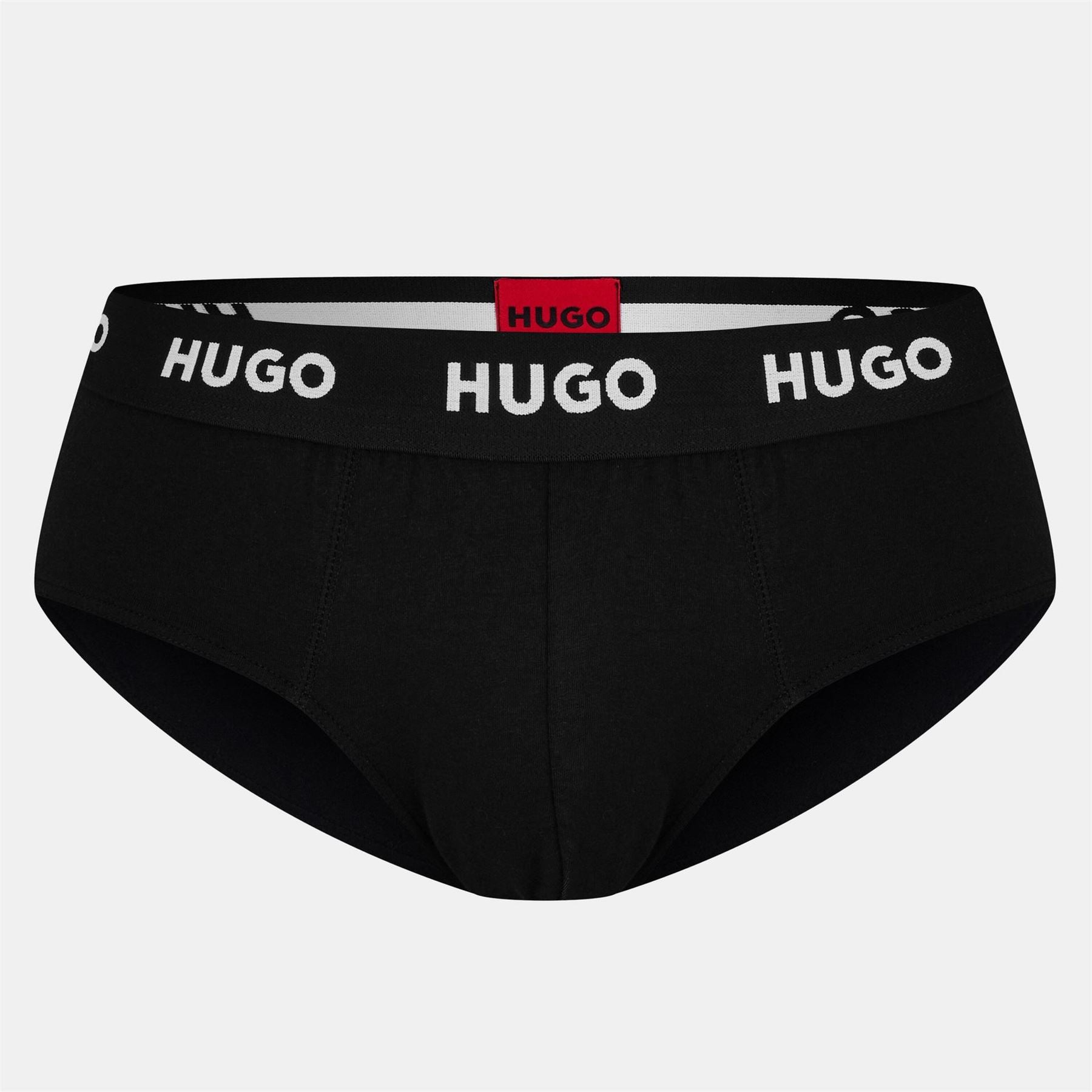 Hugo 3 Pack Cotton Logo Briefs