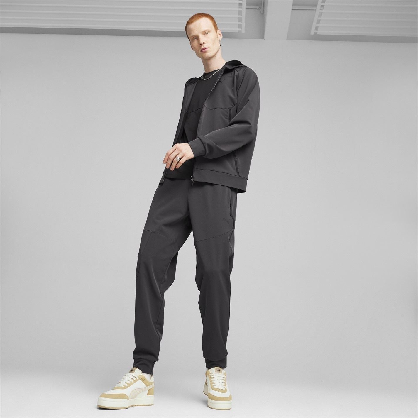 Puma Pumatech Hooded Track Jacket with Ribbed Cuff