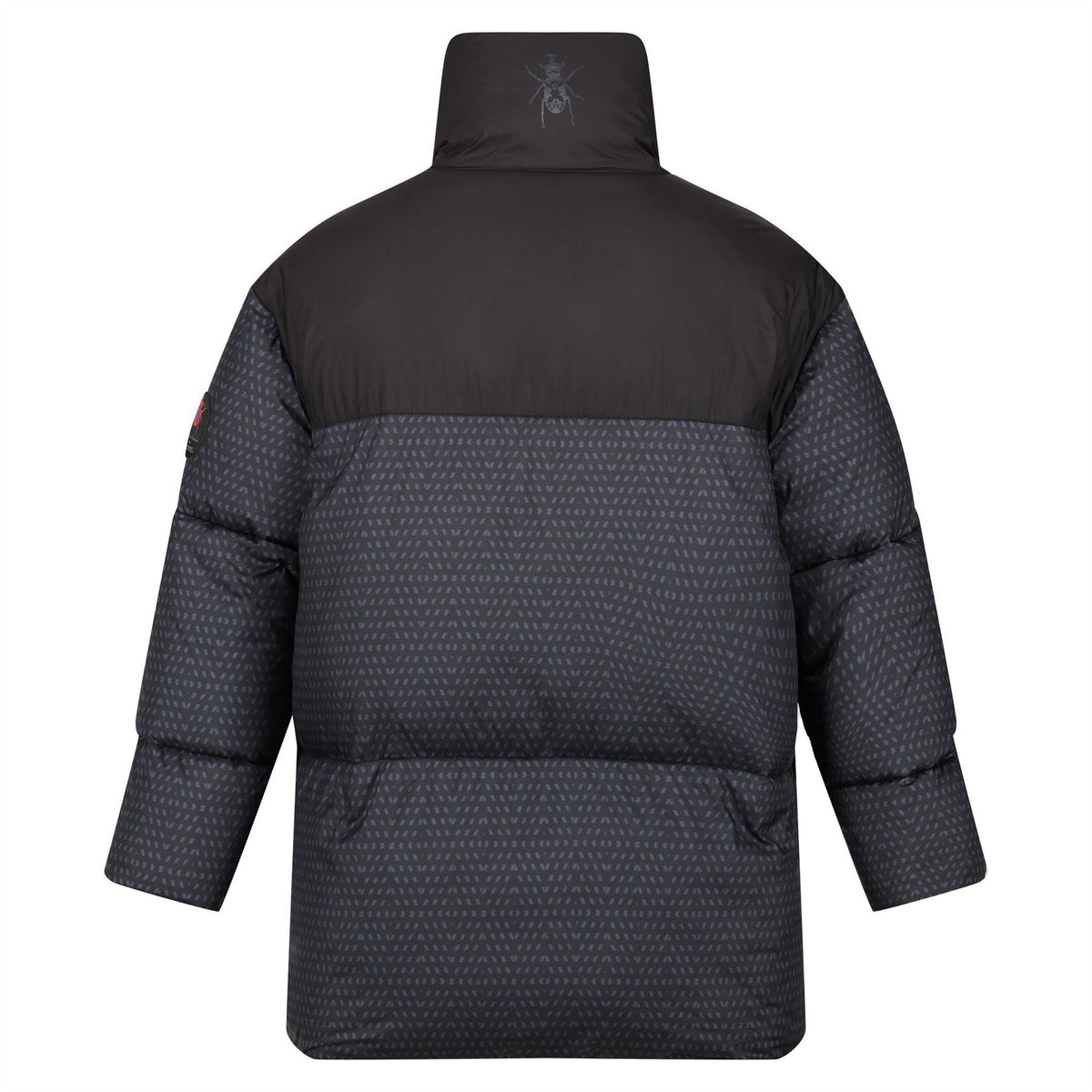 Regatta Solid Snap Button Puffer Jacket with Woven Cuff