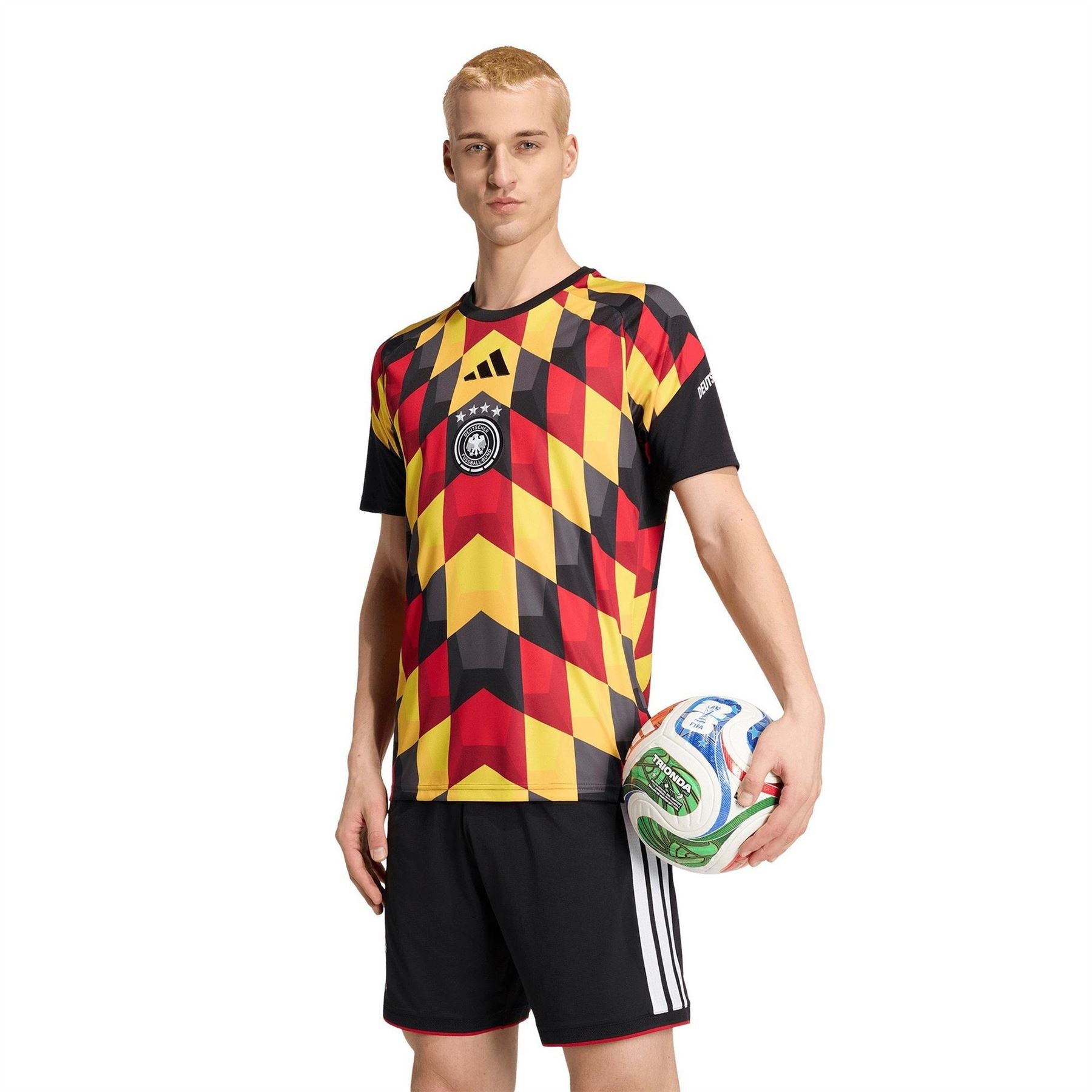 adidas Germany 2026 Pre Match Short Sleeve T-Shirt
