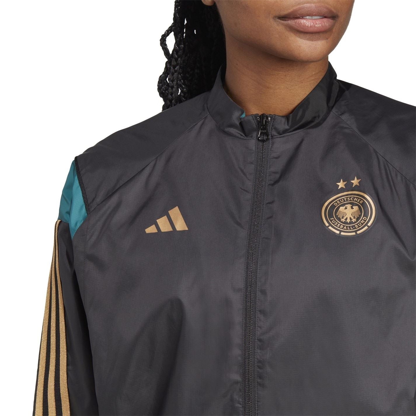adidas Womens Germany Pre Match Jacket 2022 2023