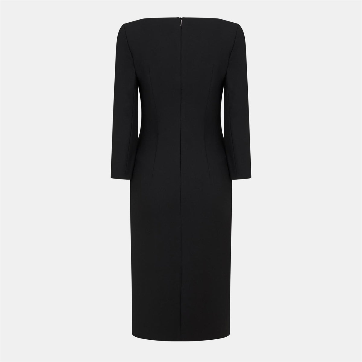 Boss Dihera Sweetheart Neck Midi Dress
