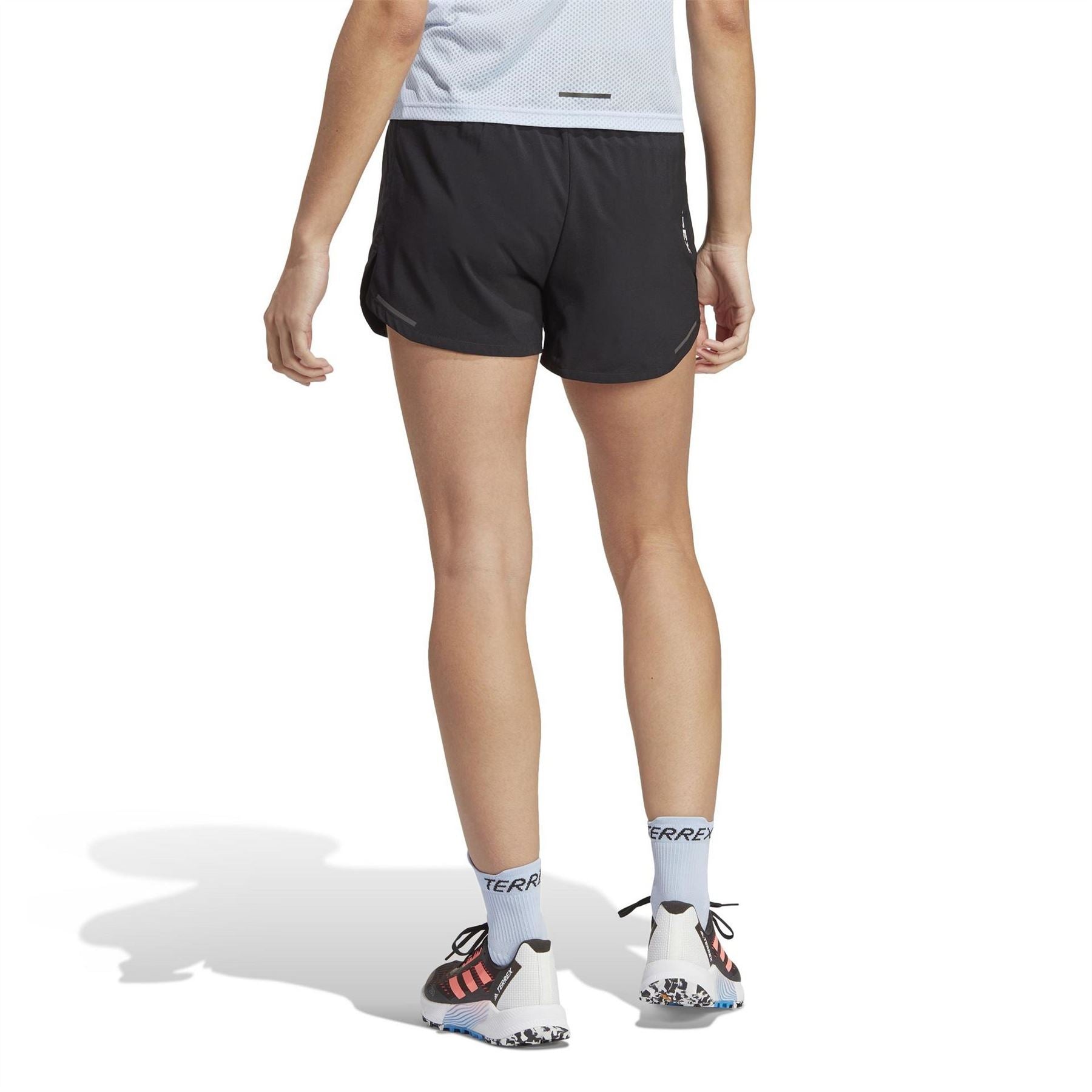 adidas Walking Curved Hem Athletic Shorts