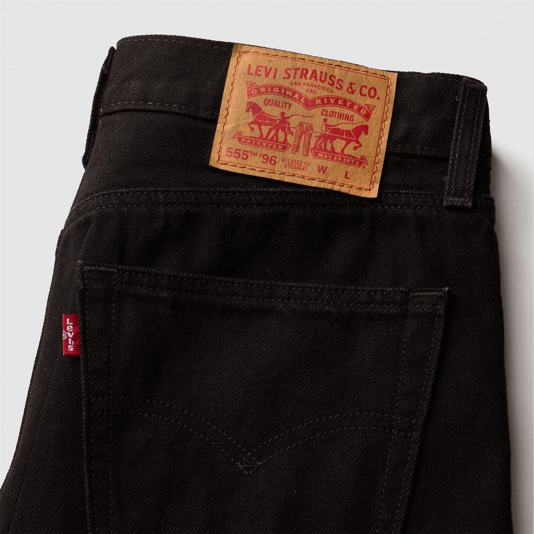Levis 555 Deep Thoughts Straight Jeans