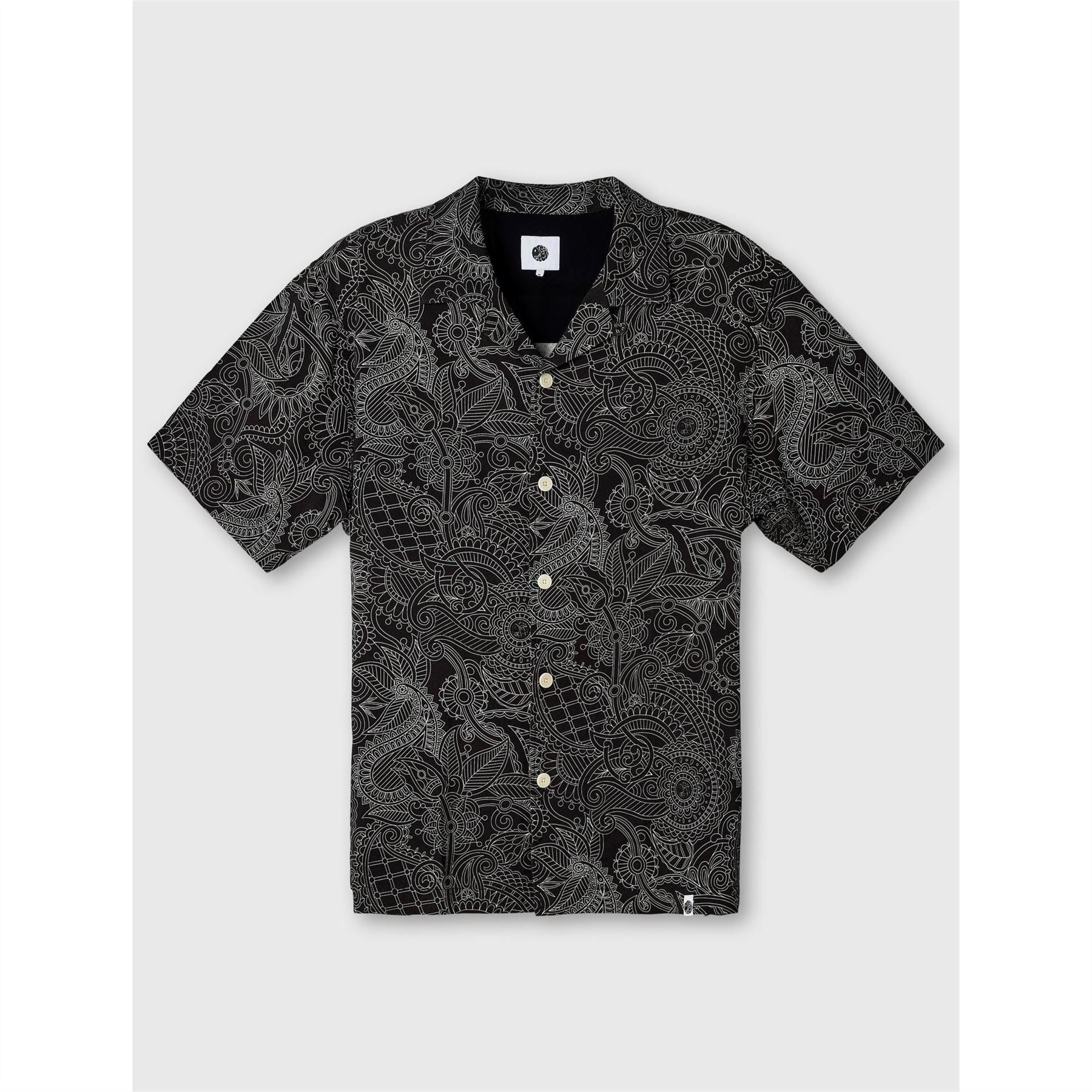 Pretty Green Patterned Short Sleeve Shirt