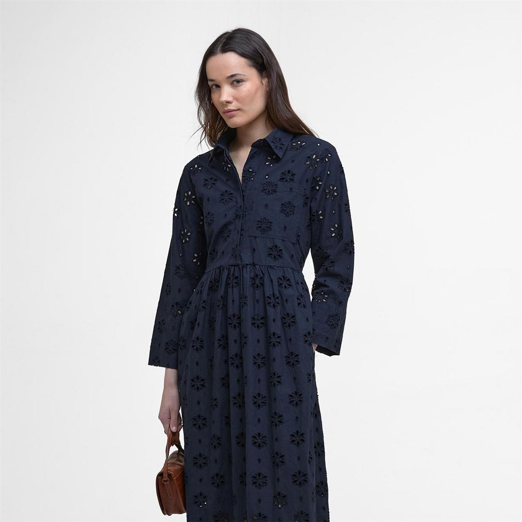 Barbour Broderie Anglaise Midi Dress