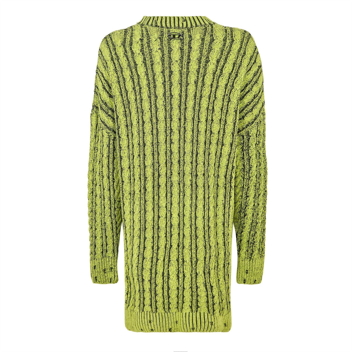 Diesel Pantse Maglia Crew Neck Long Sleeve Mini Sweater Dress