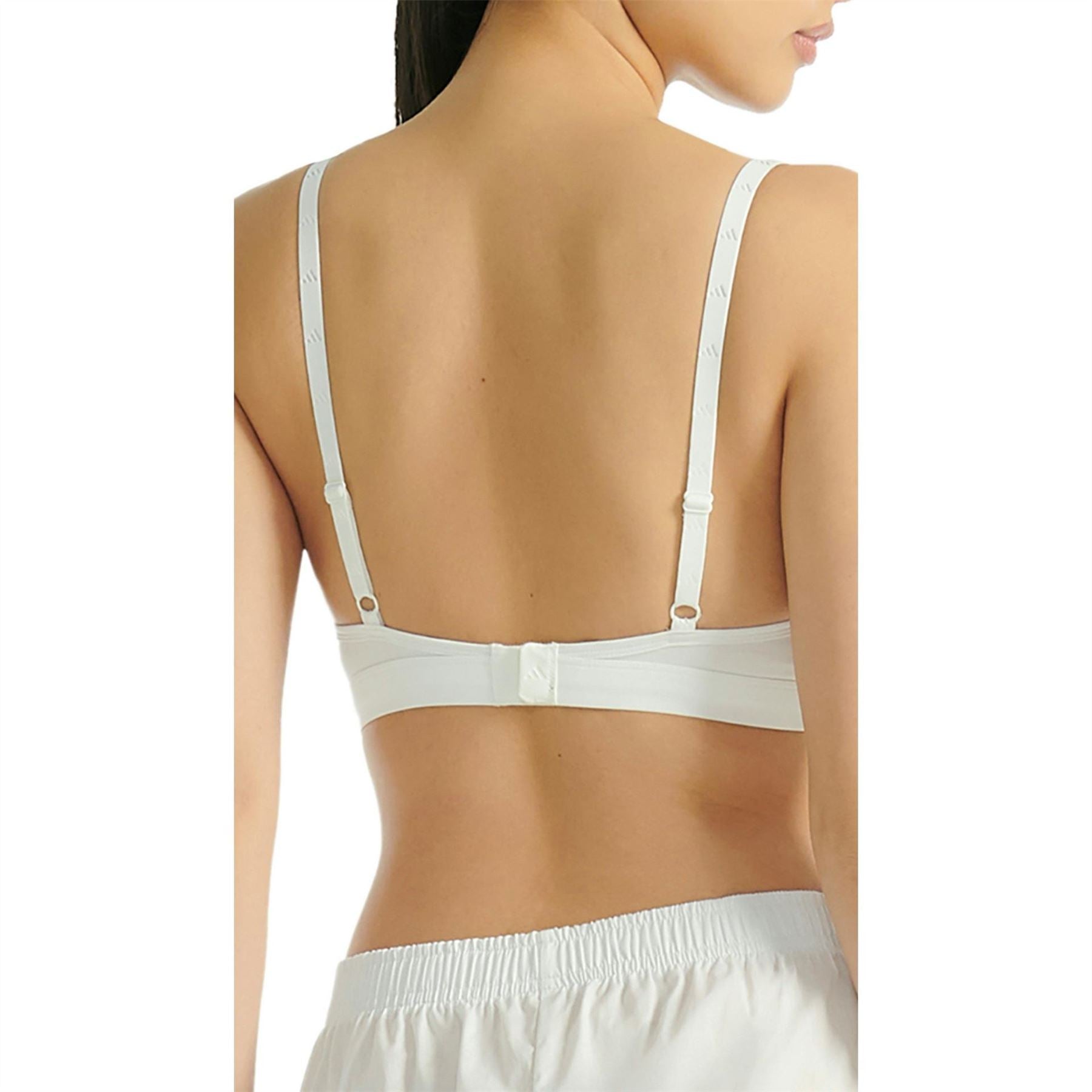 adidas Active Essentials Cotton 3 Stripes Scoop Bralette