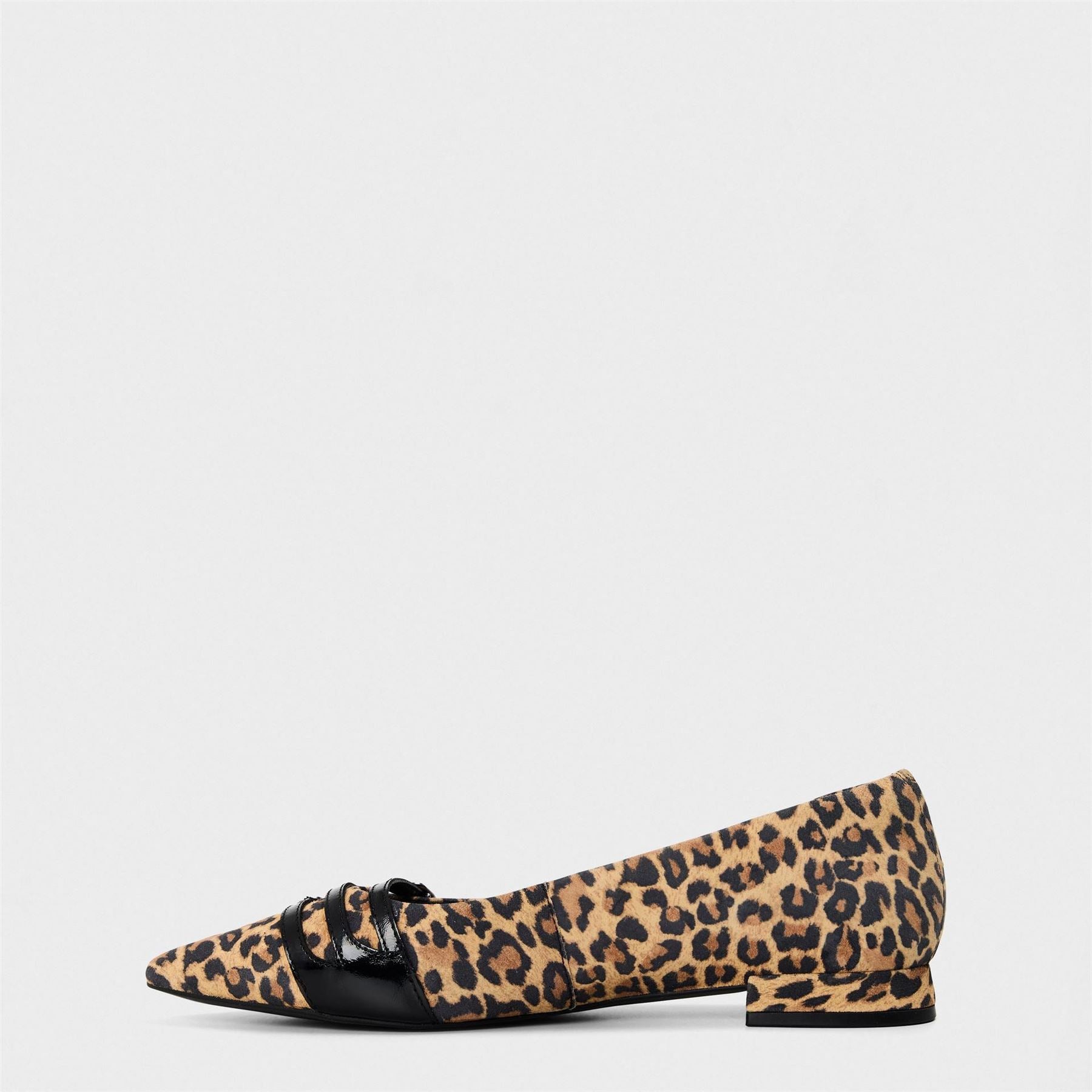 Clarks Sensa15 Leopard Patterned Block Heel Pumps
