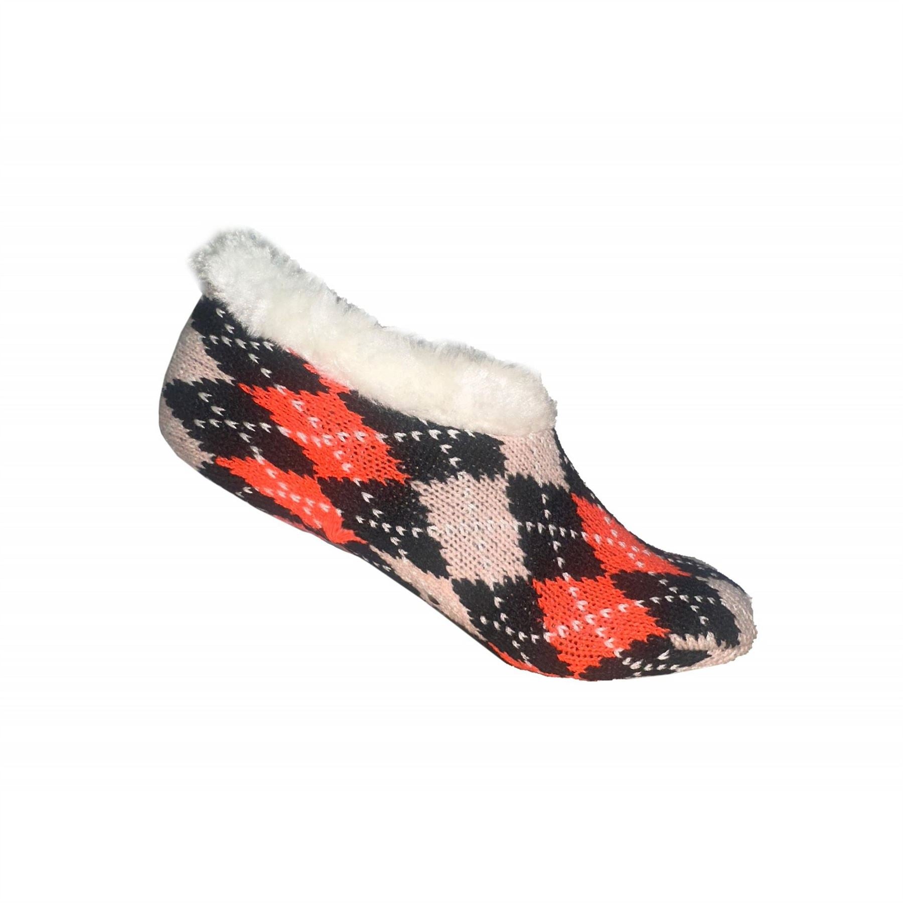 Miso Christmas Jacquard Machine Washable Slipper Socks