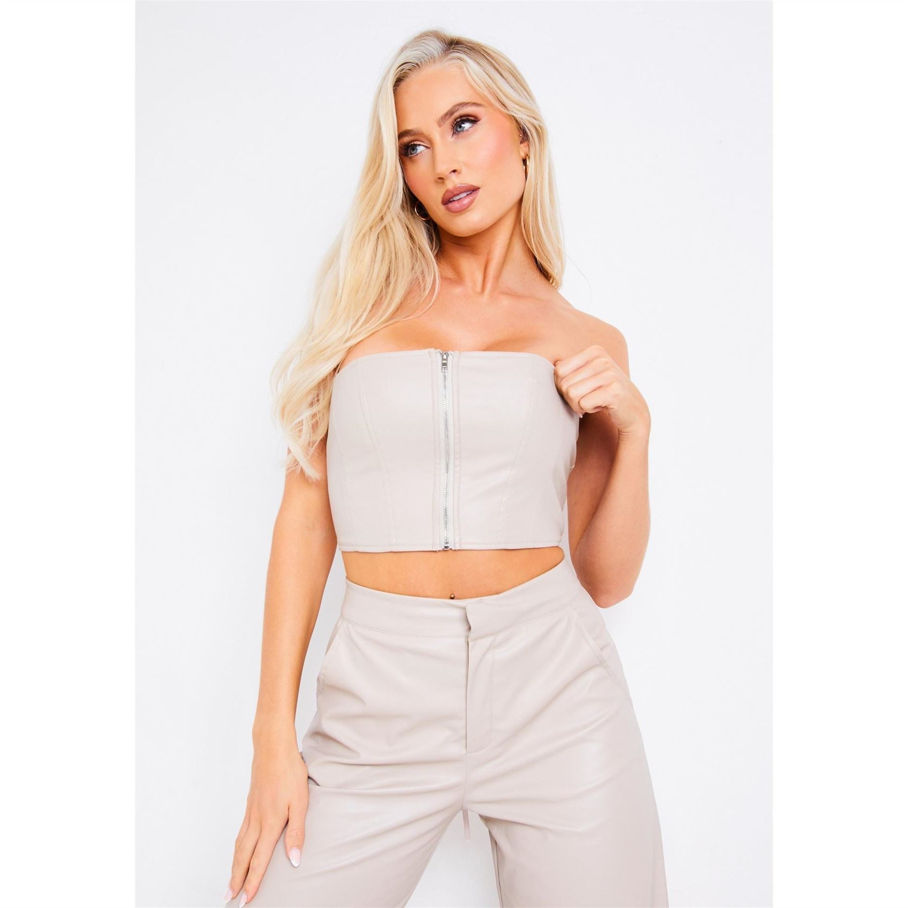 Missy Empire Lace Up Corset Back Top