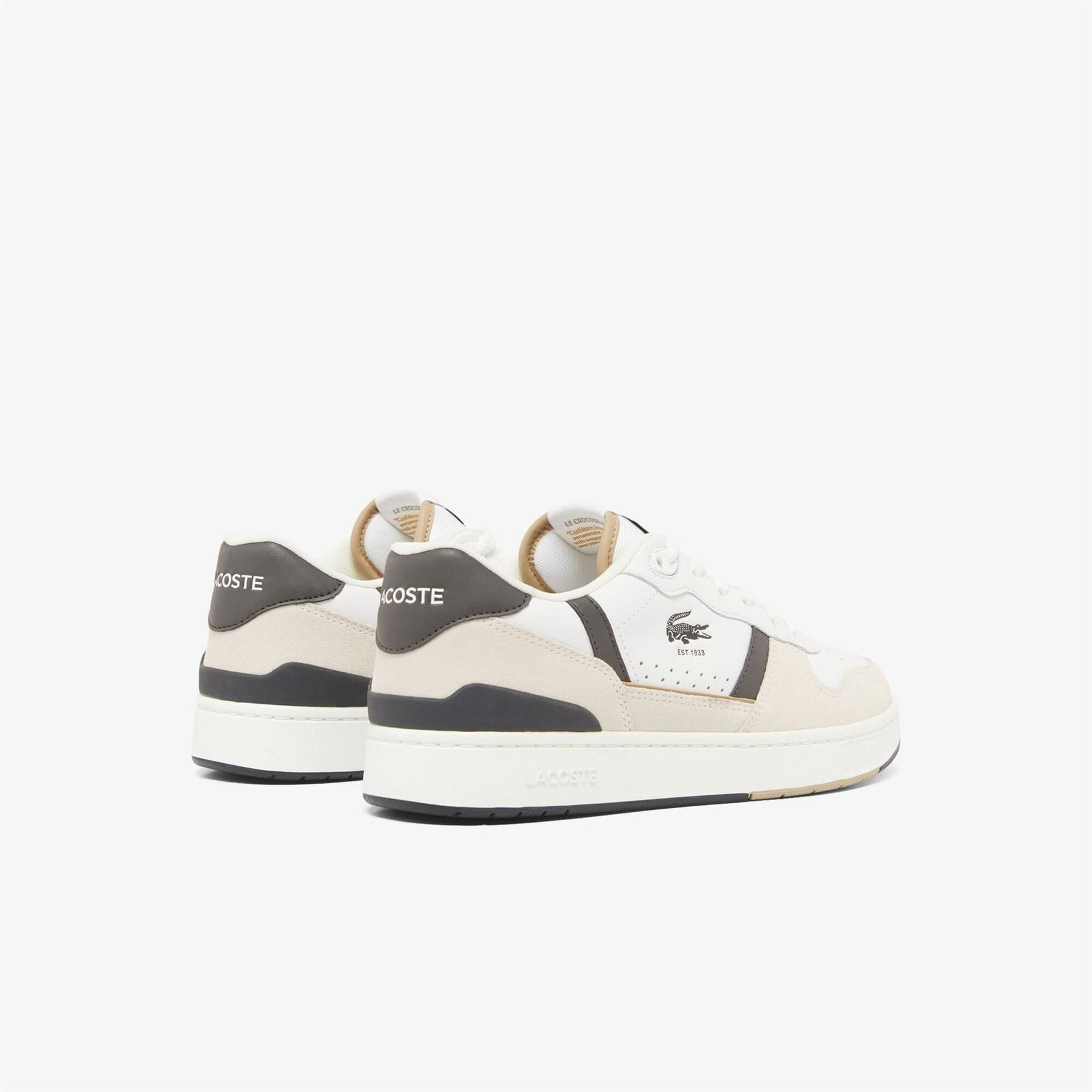 Lacoste Clip Set Leather Court Trainers