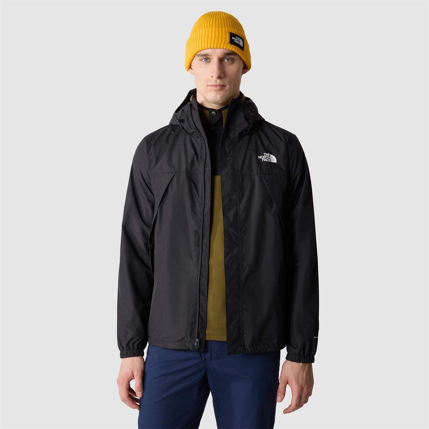 The North Face Antora Solid Patterned Hooded Rain Jacket