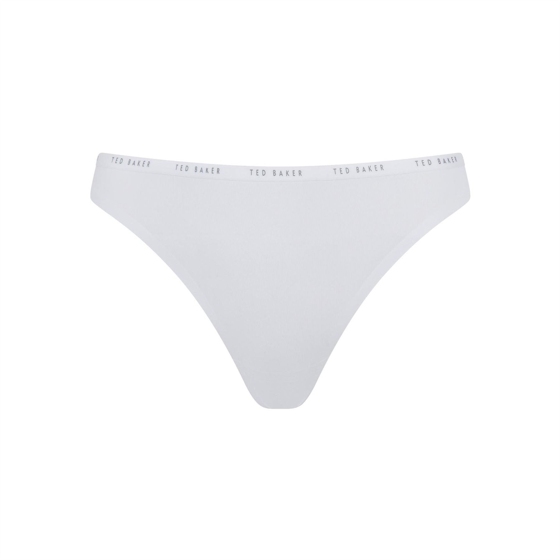 Ted Baker 3 Pack All Over Logo Thong