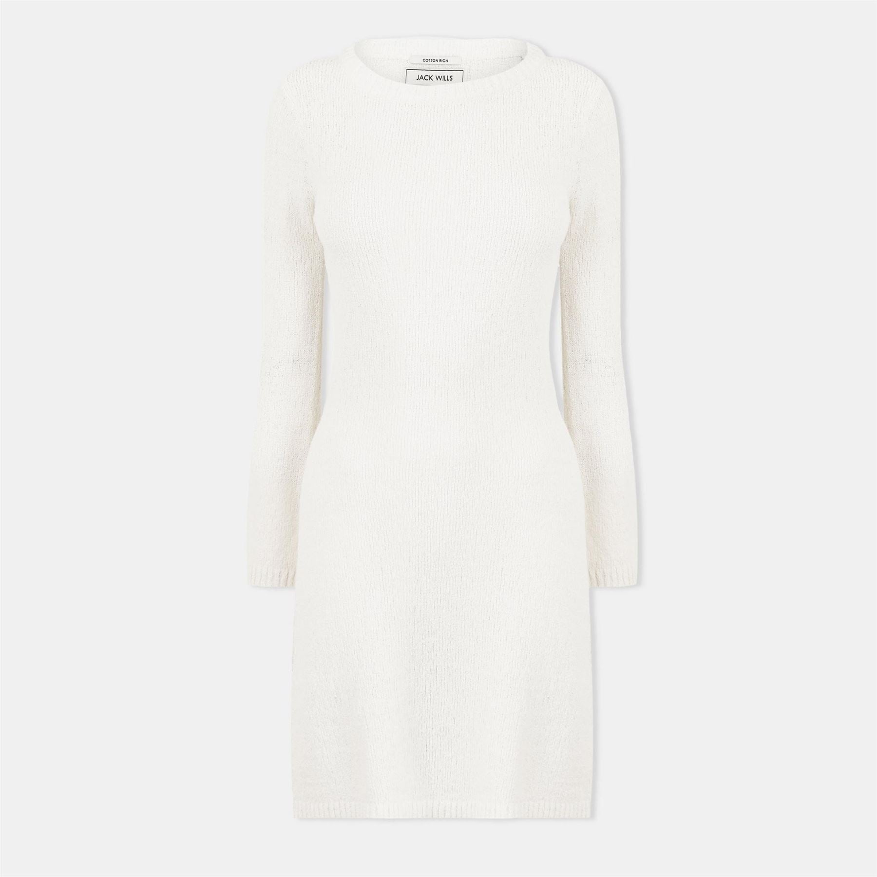 Jack Wills Bell Sleeve Crew Neck Mini Sweater Dress