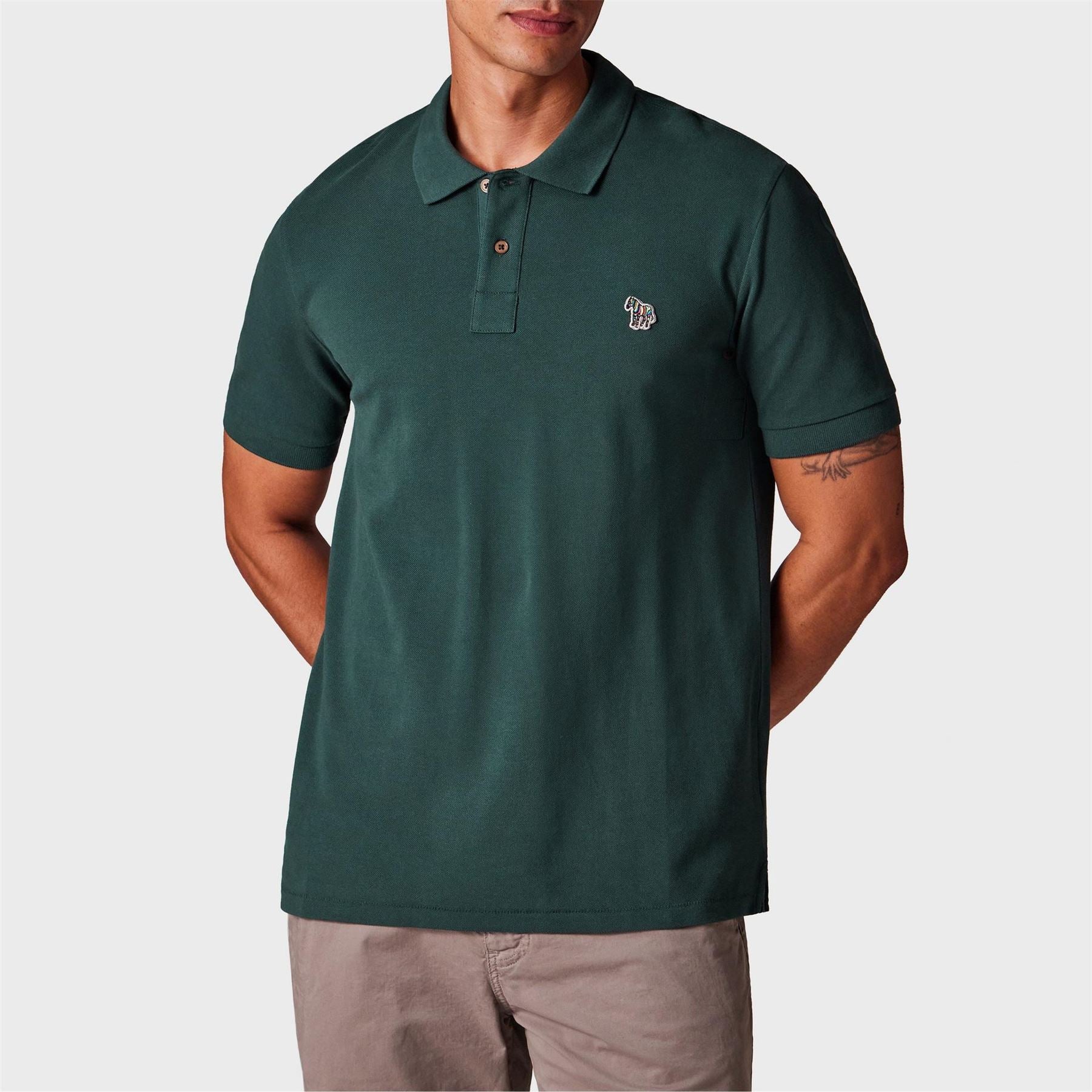 PS Paul Smith Regular Fit Zebra Polo Shirt