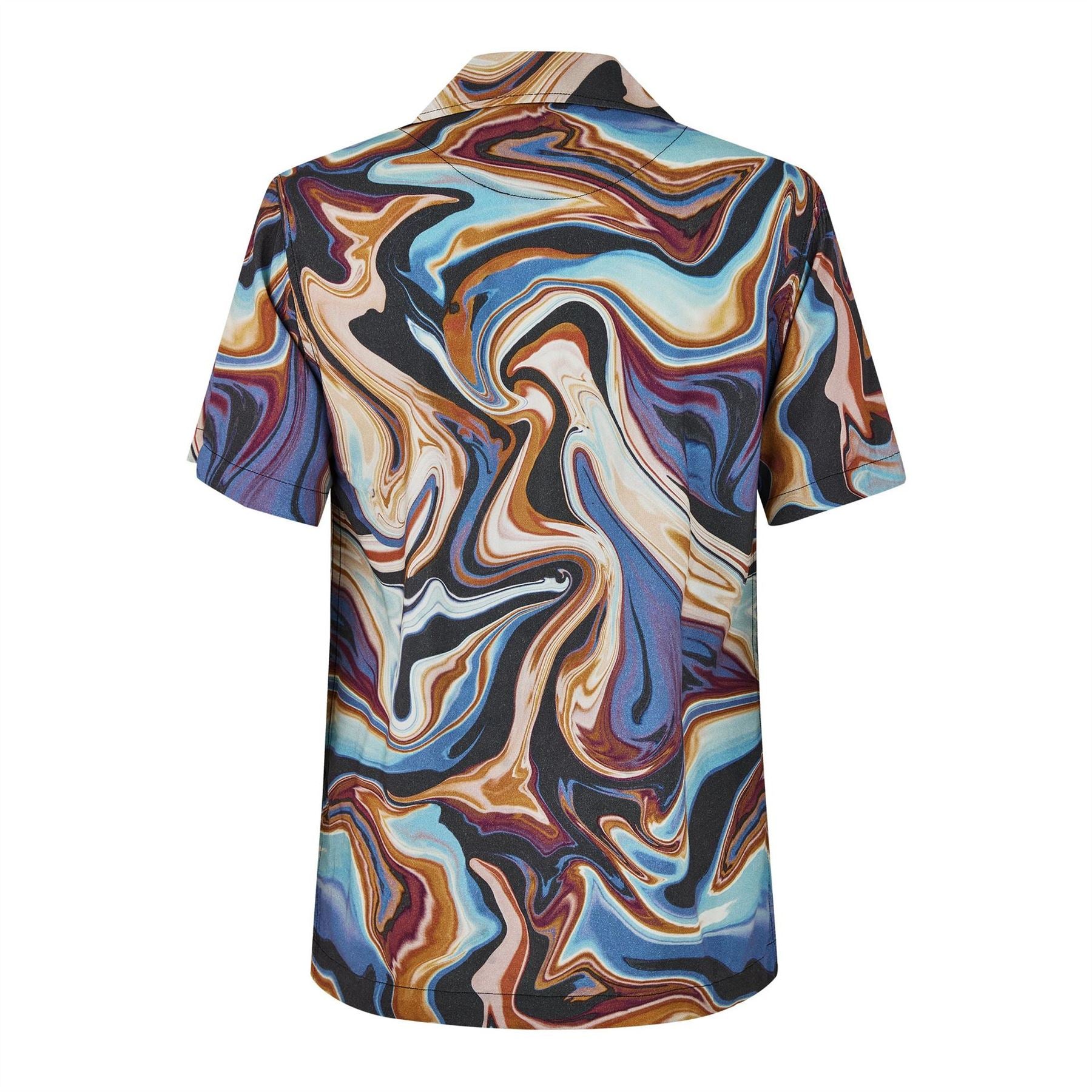 Pretty Green Sundown Short Sleeve Patterned Shirt