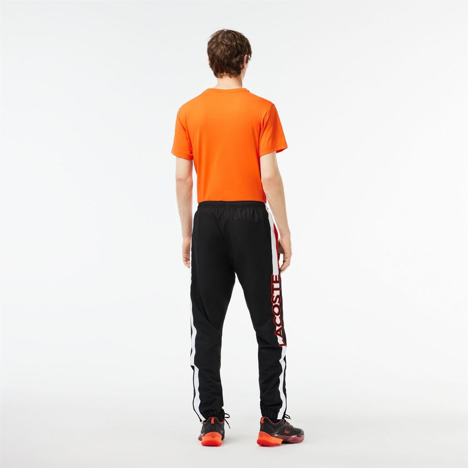 Lacoste Vertical Logo Color Block Slim Cut Track Pants