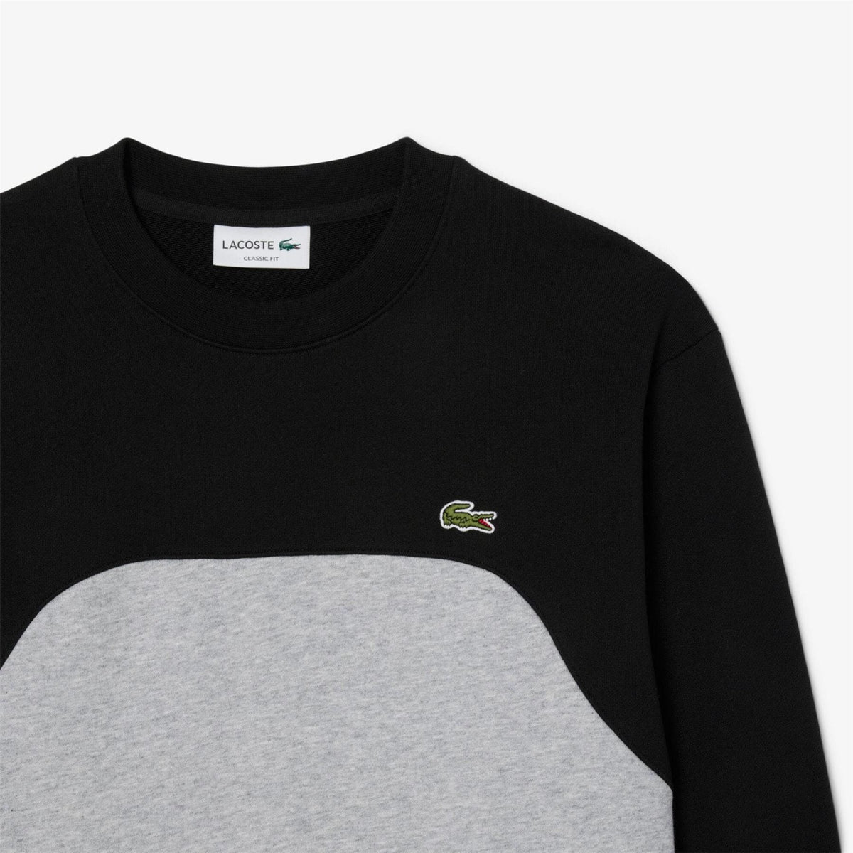 Lacoste Block Cotton Fleece Sweatshirt