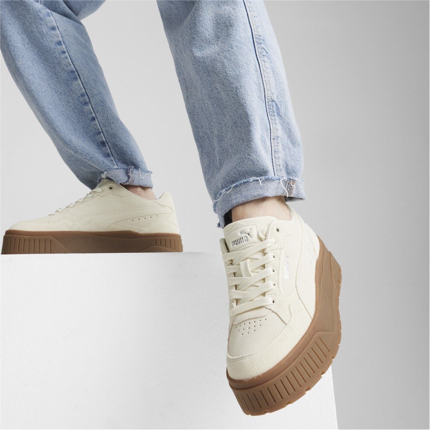 Puma Womens Karmen Ii Idol Suede Low Top Trainers