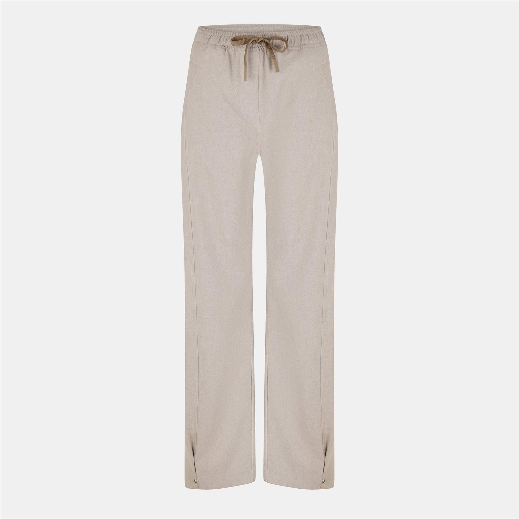 Lacoste Solid Patterned Straight Leg Pants