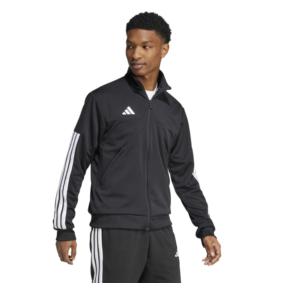 adidas Tiro High Neck Long Sleeve Athletic Top